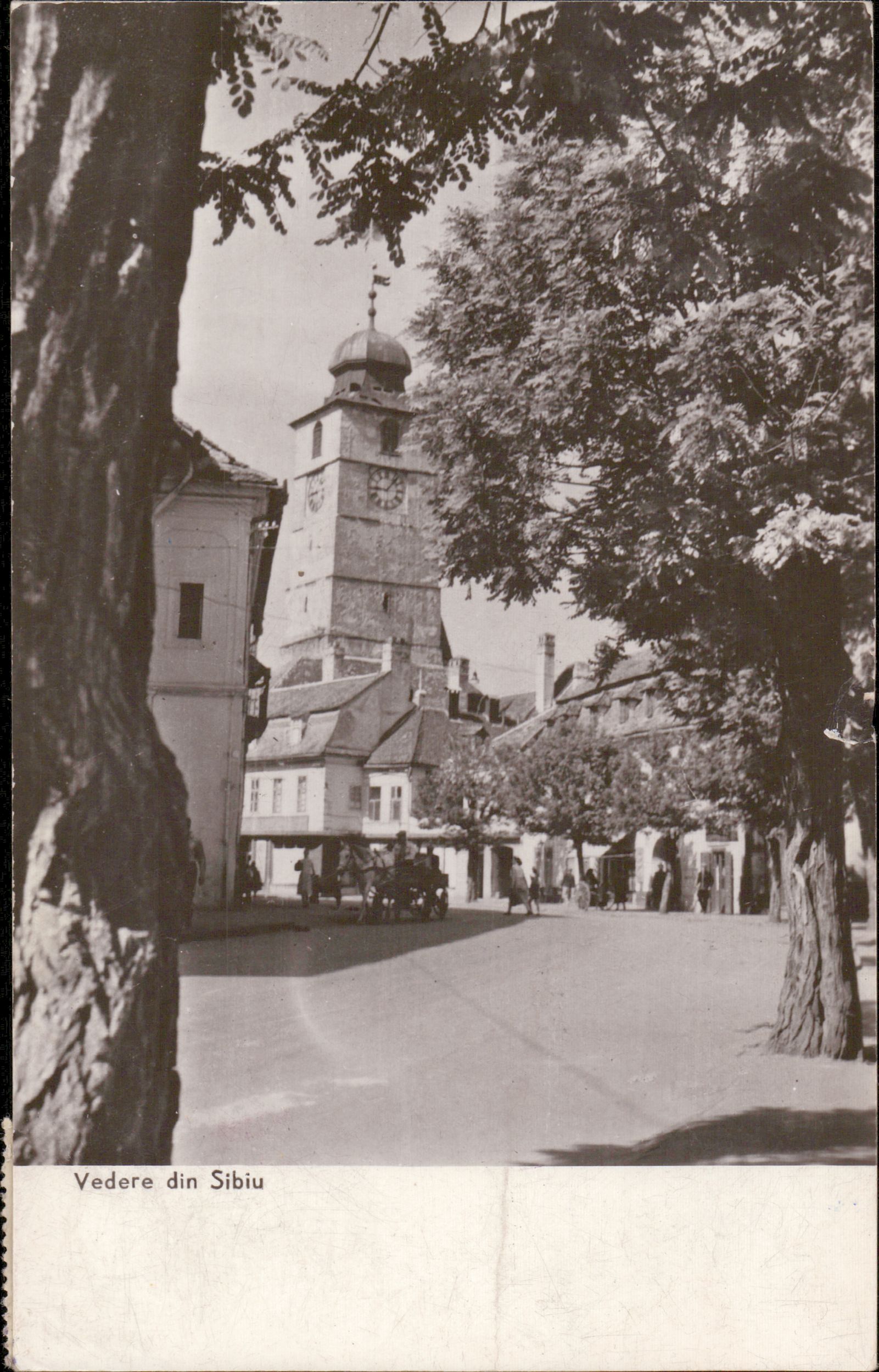 Vedere din Sibiu - Turnul Sfatului