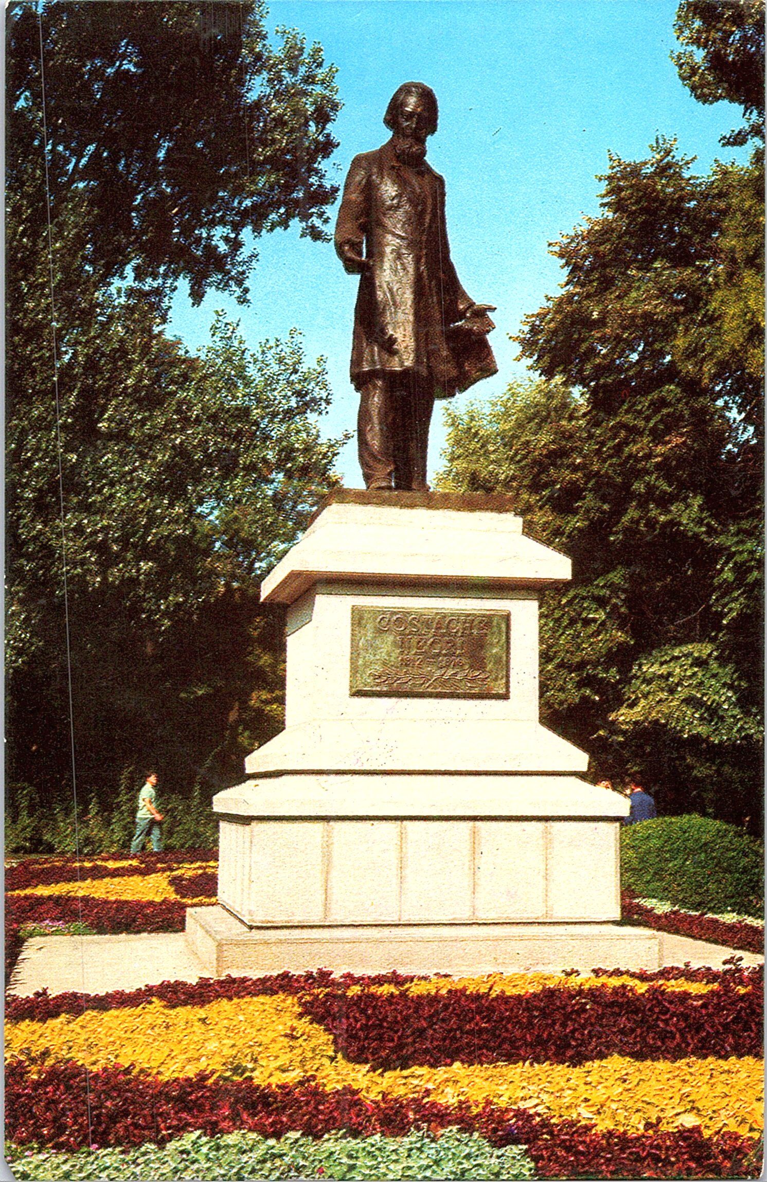 Galați. Statuia lui C. Negri