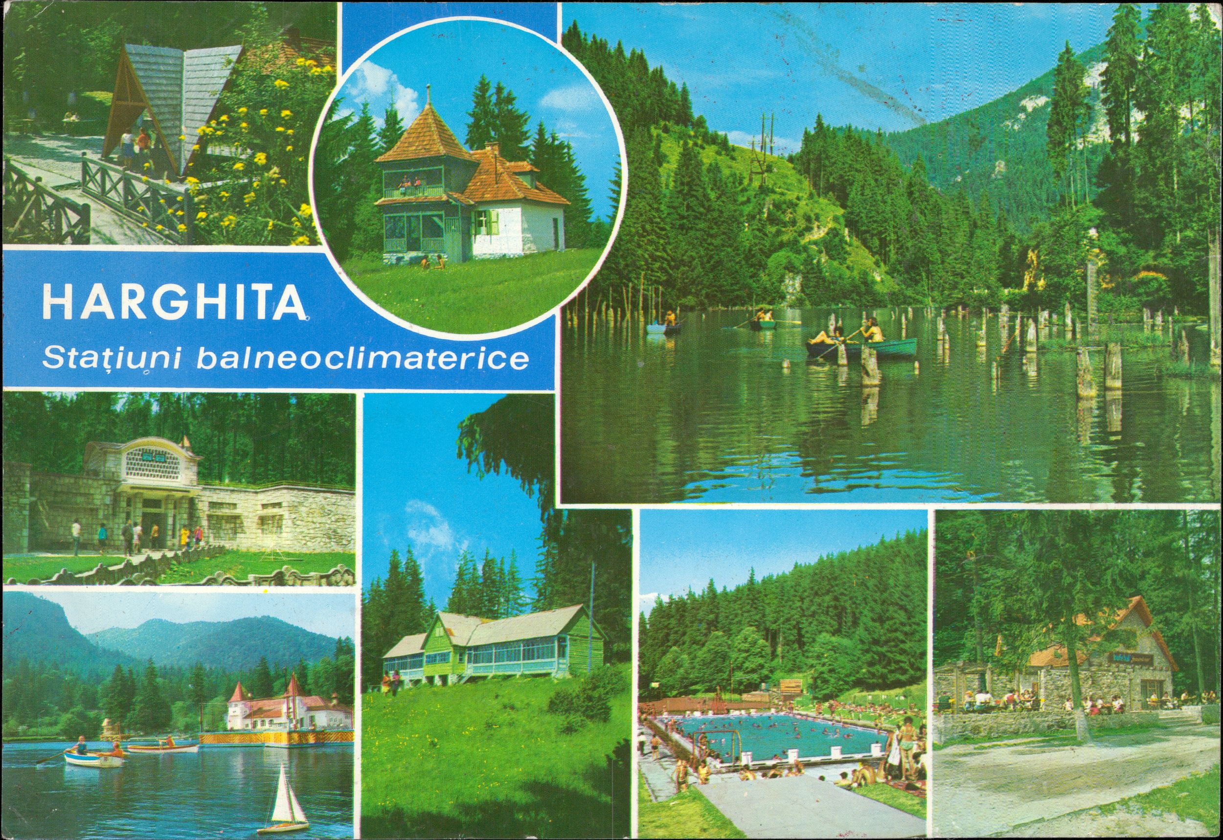 Harghita. Stațiuni balneoclimaterice: 1. Homorod 2. Izvorul Mureșului 3. Lacul Roșu 4. Borsec 5. Tușnad 6. Pucioasa-Sântimbru 7. Băile Bradul-Toplița 8. Jigodin