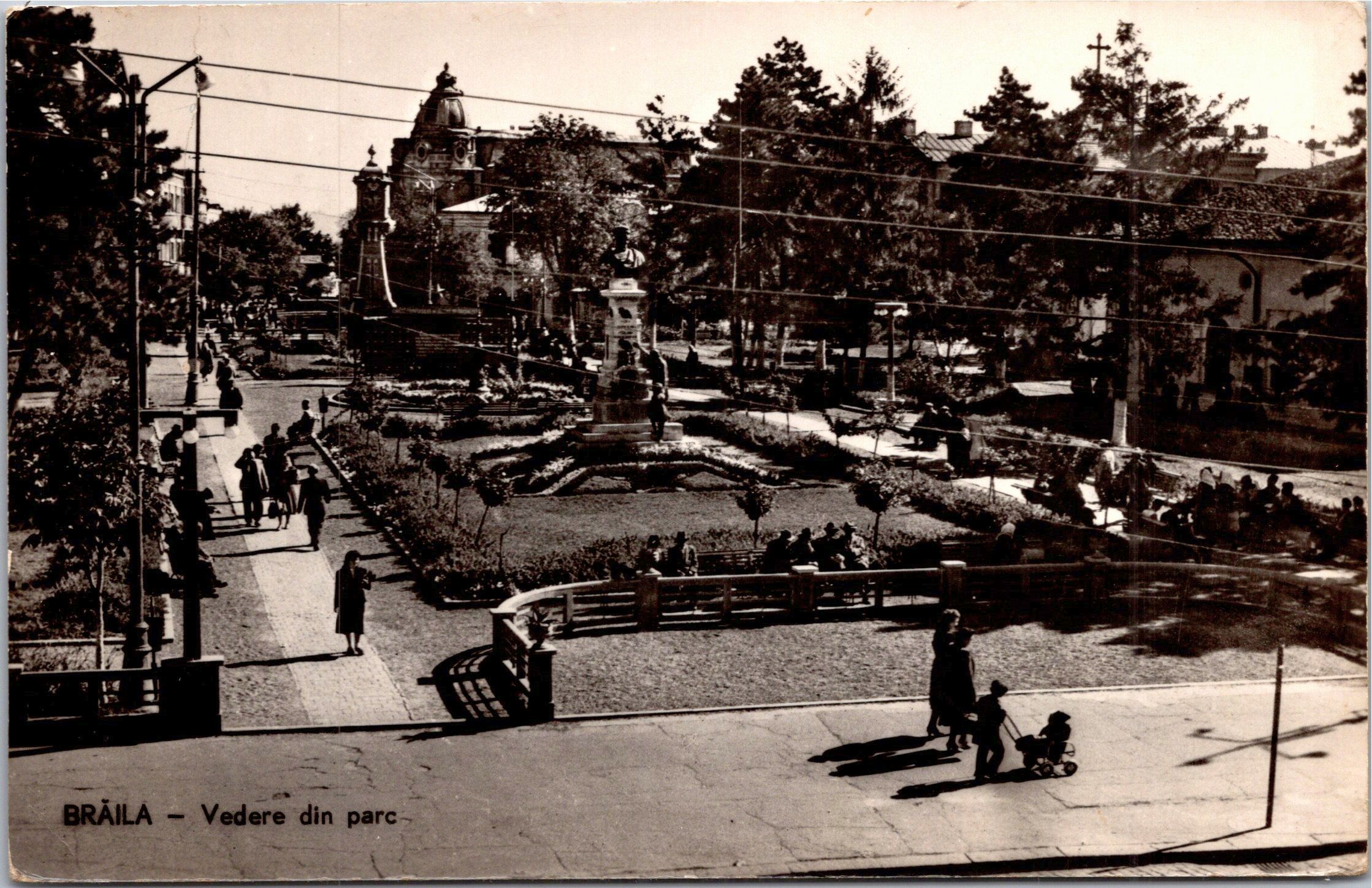 Brăila - Vedere din parc
