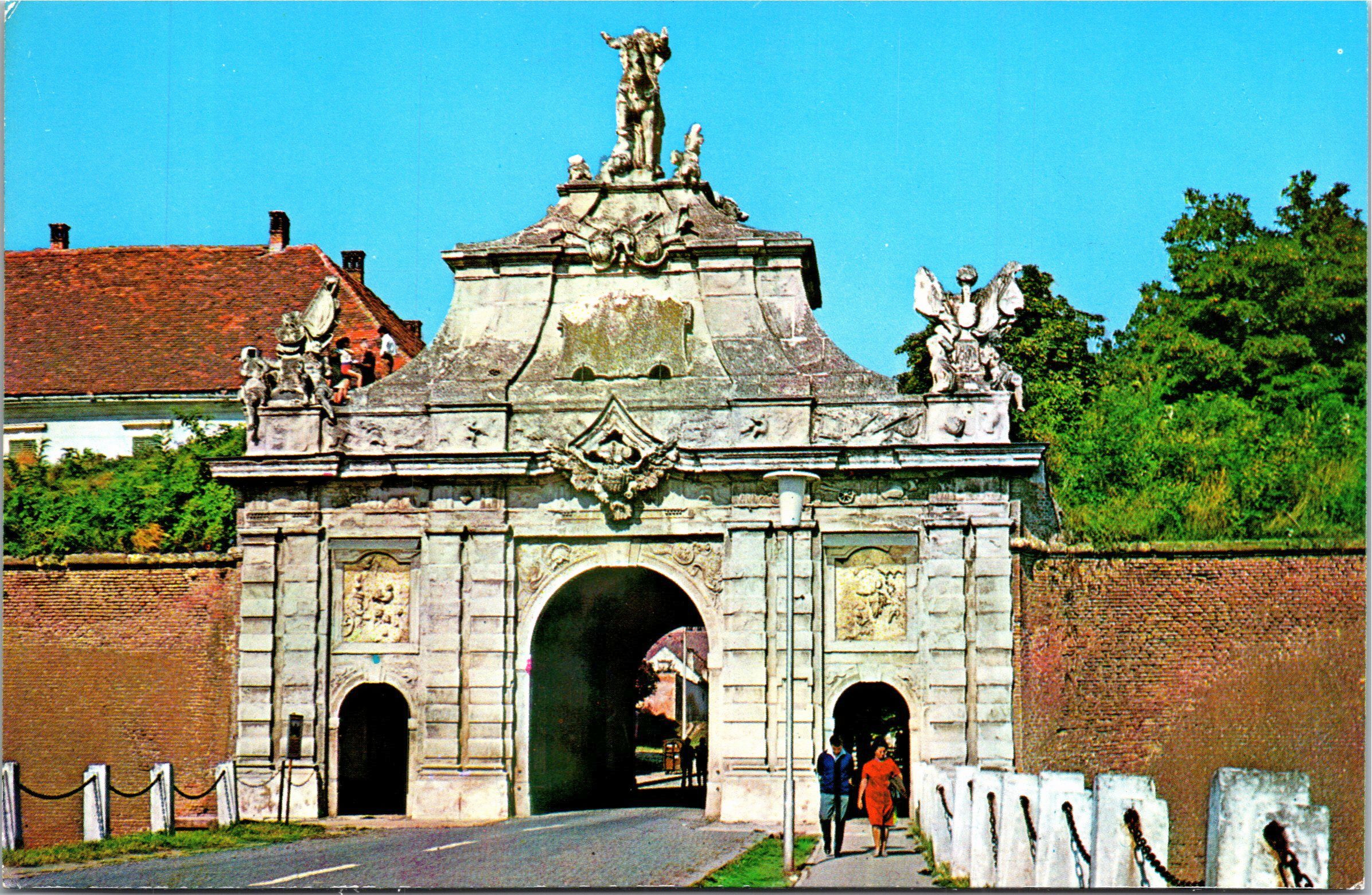 Alba Iulia. Poarta a III-a a cetății (sec. XVIII)