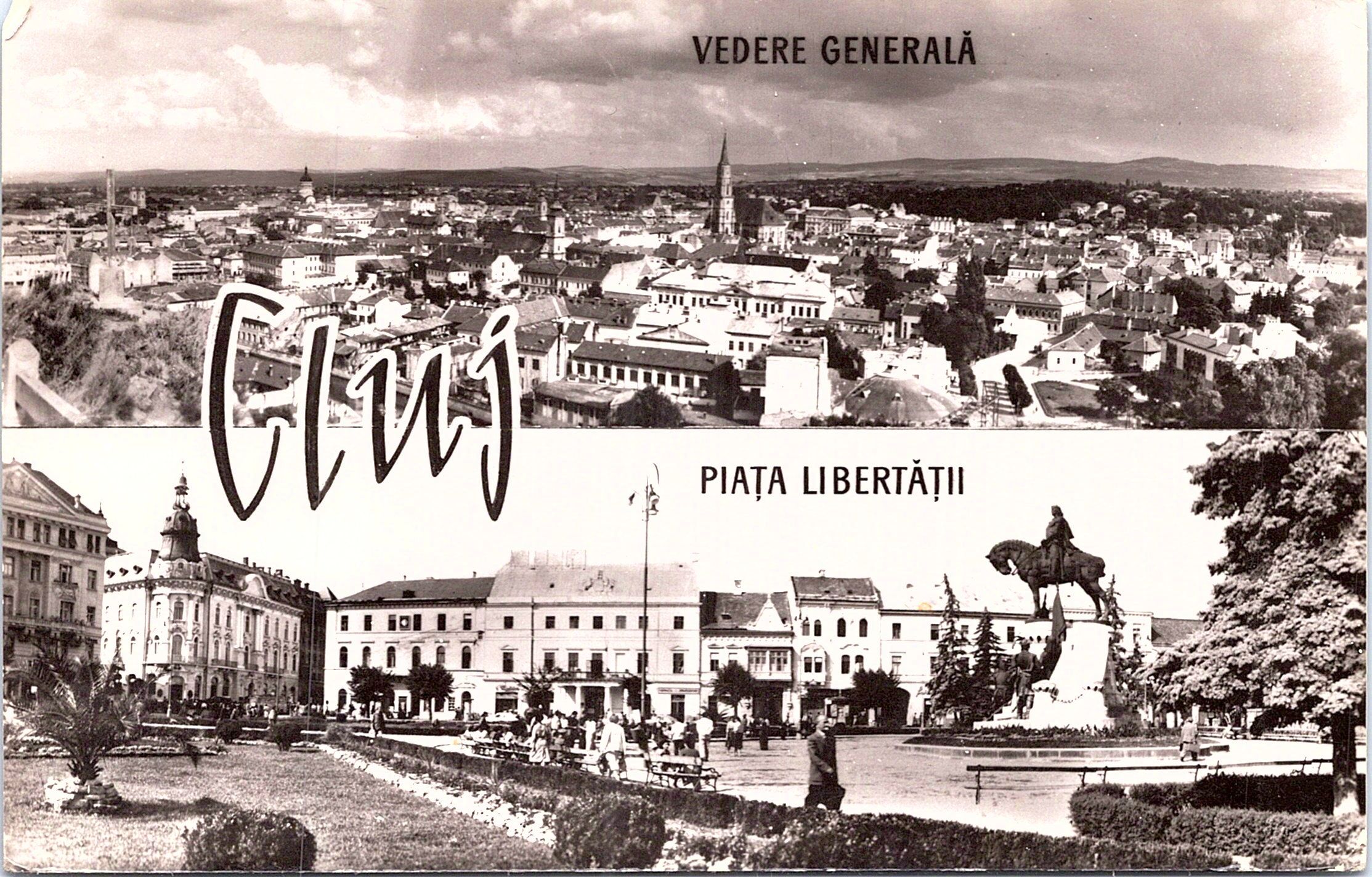 Cluj - Vedere generală - Piața Libertății