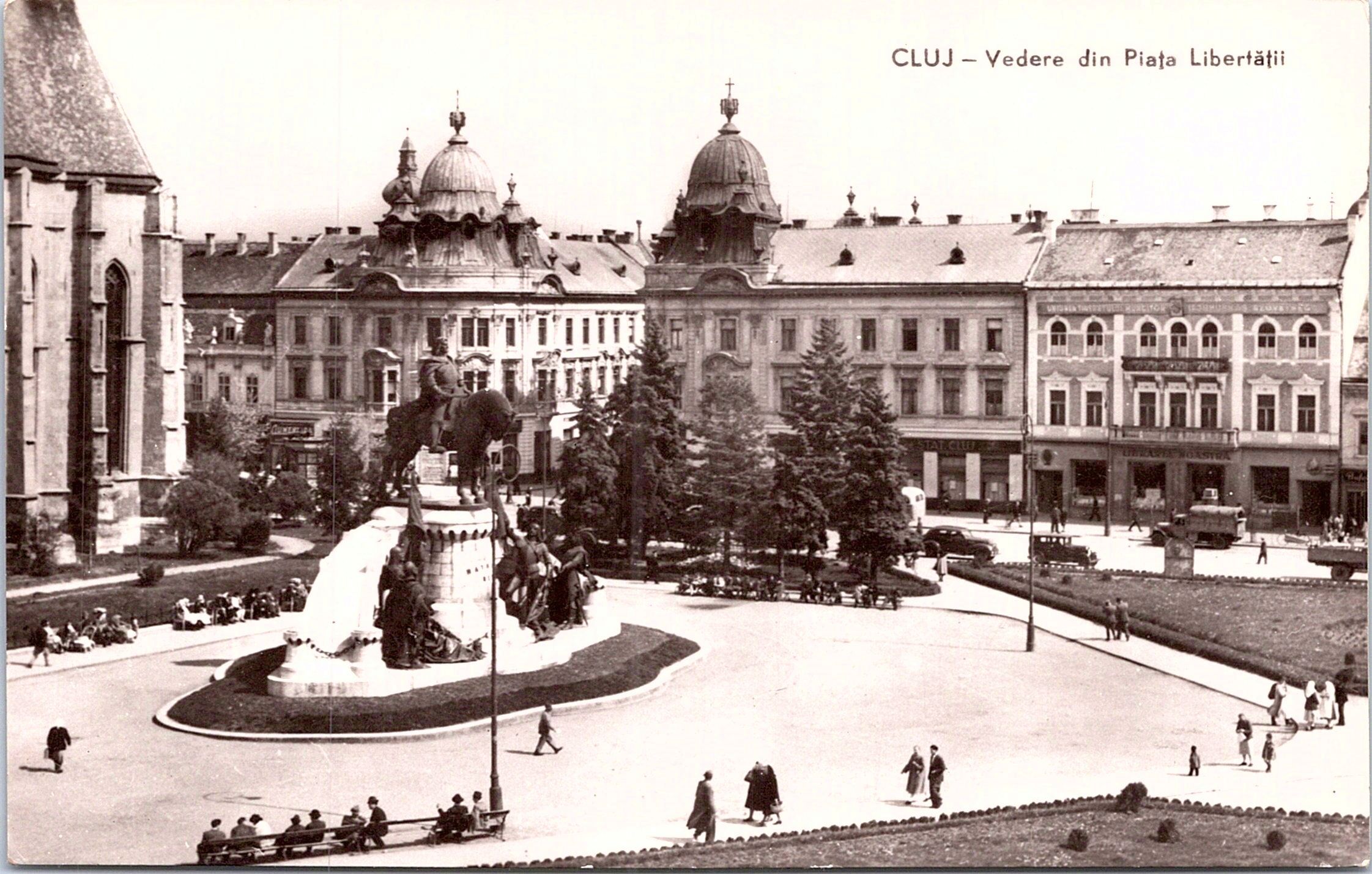 CLUJ - Vedere din Piața Libertății