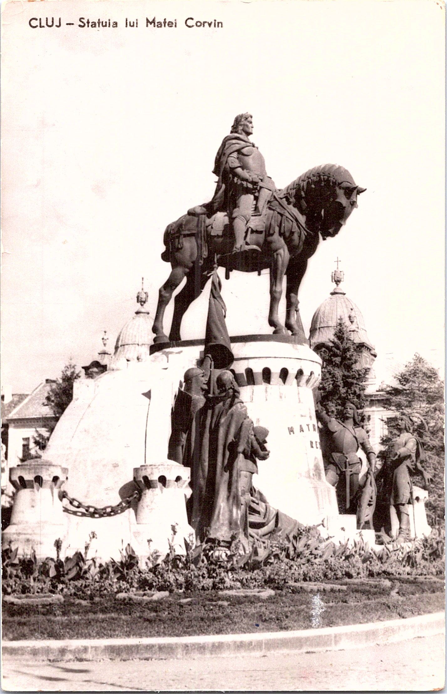CLUJ - Statuia lui Matei Corvin