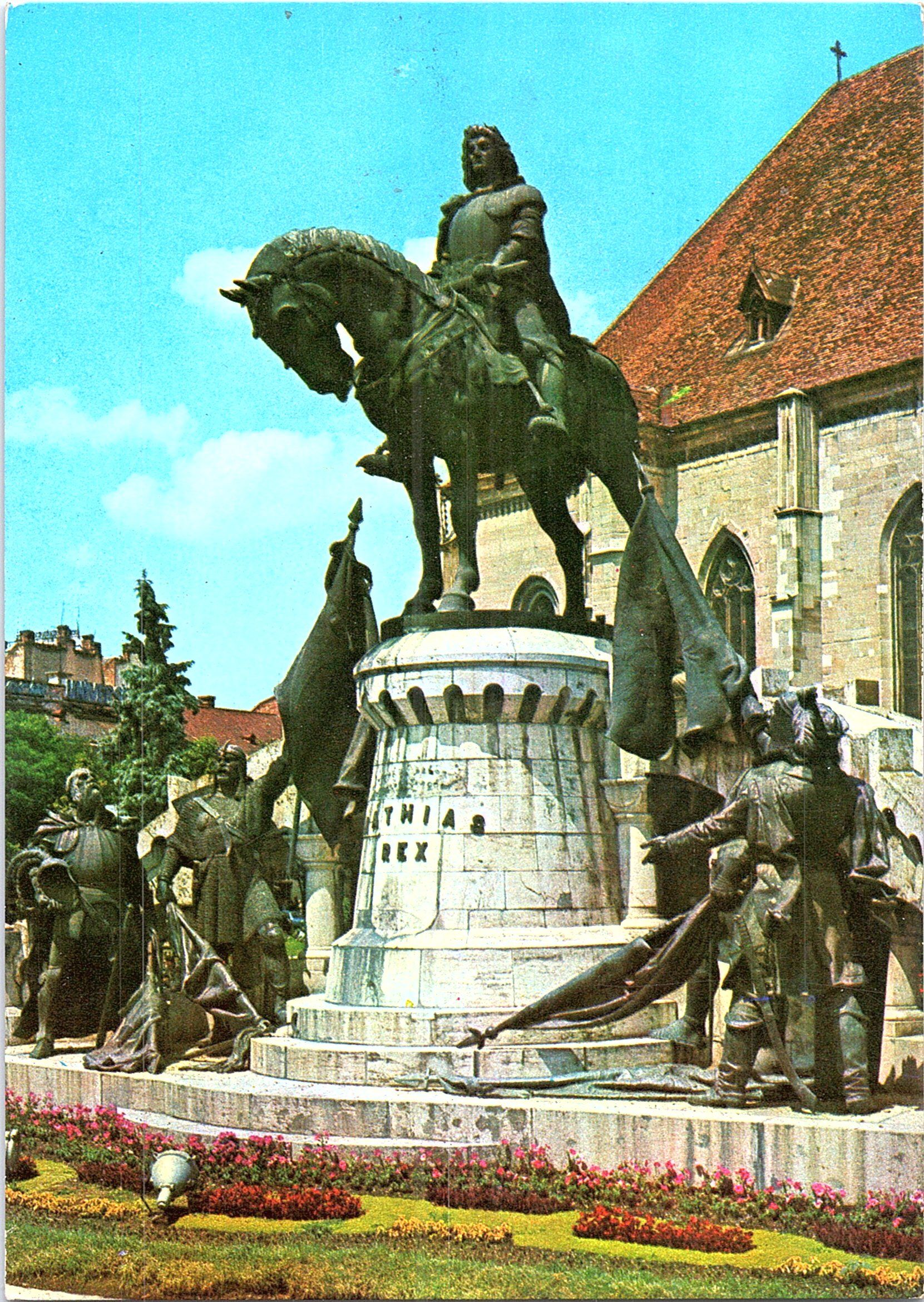 CLUJ-NAPOCA. Statuia lui Matei Corvin, de Ioan Fadrusz