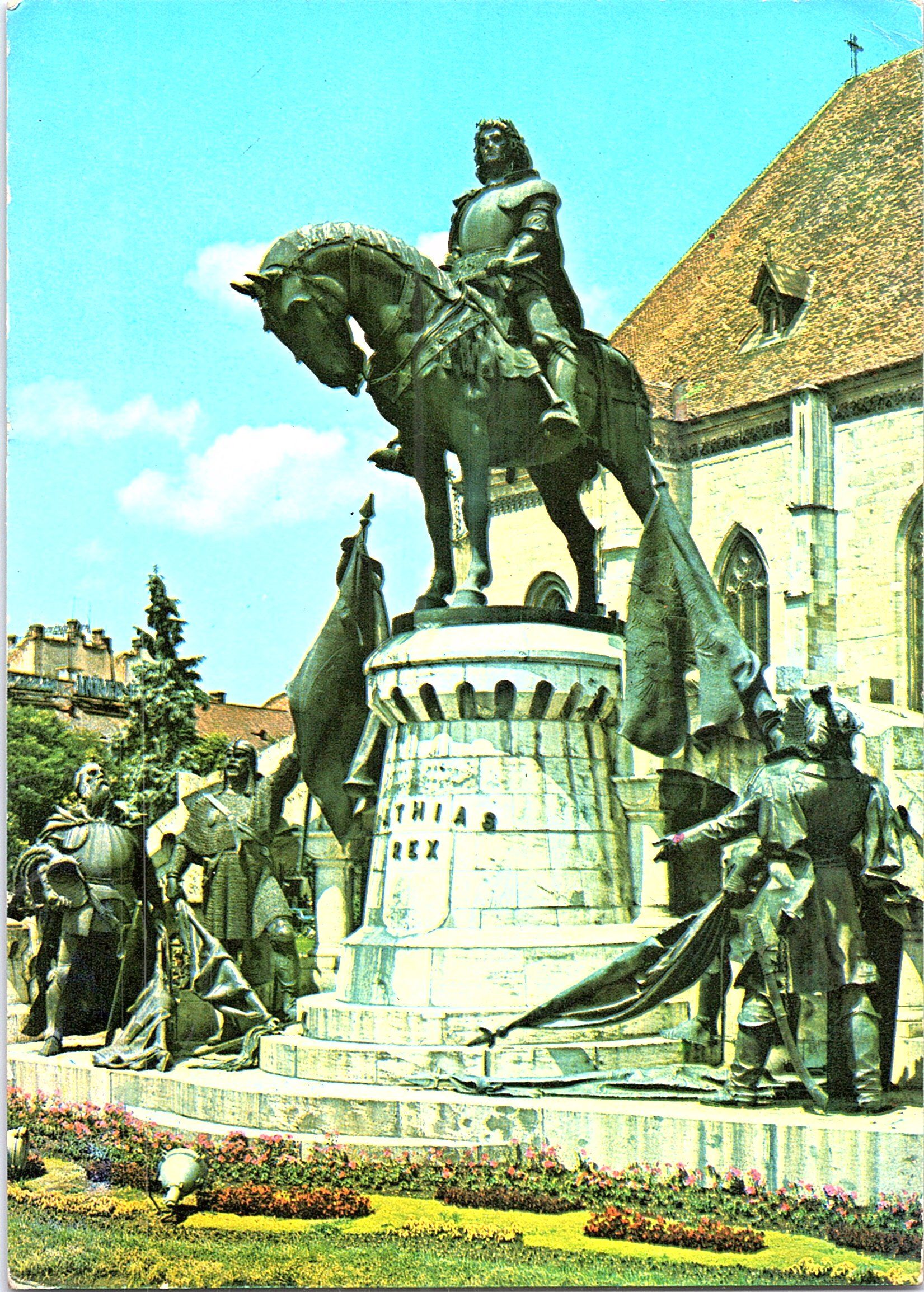CLUJ-NAPOCA. Statuia lui Matei Corvin, de Ioan Fadrusz
