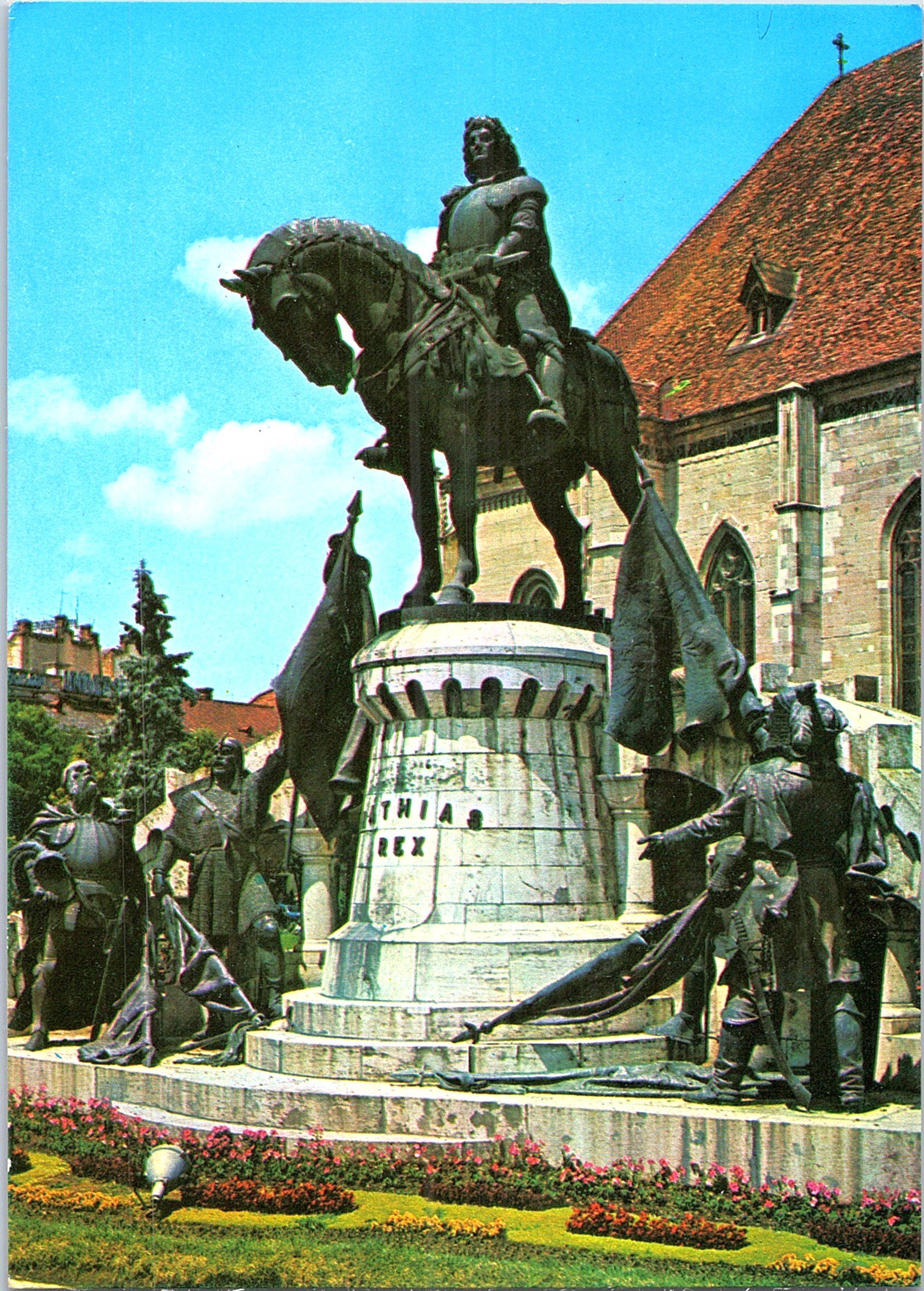 CLUJ-NAPOCA. Statuia lui Matei Corvin, de Ioan Fadrusz