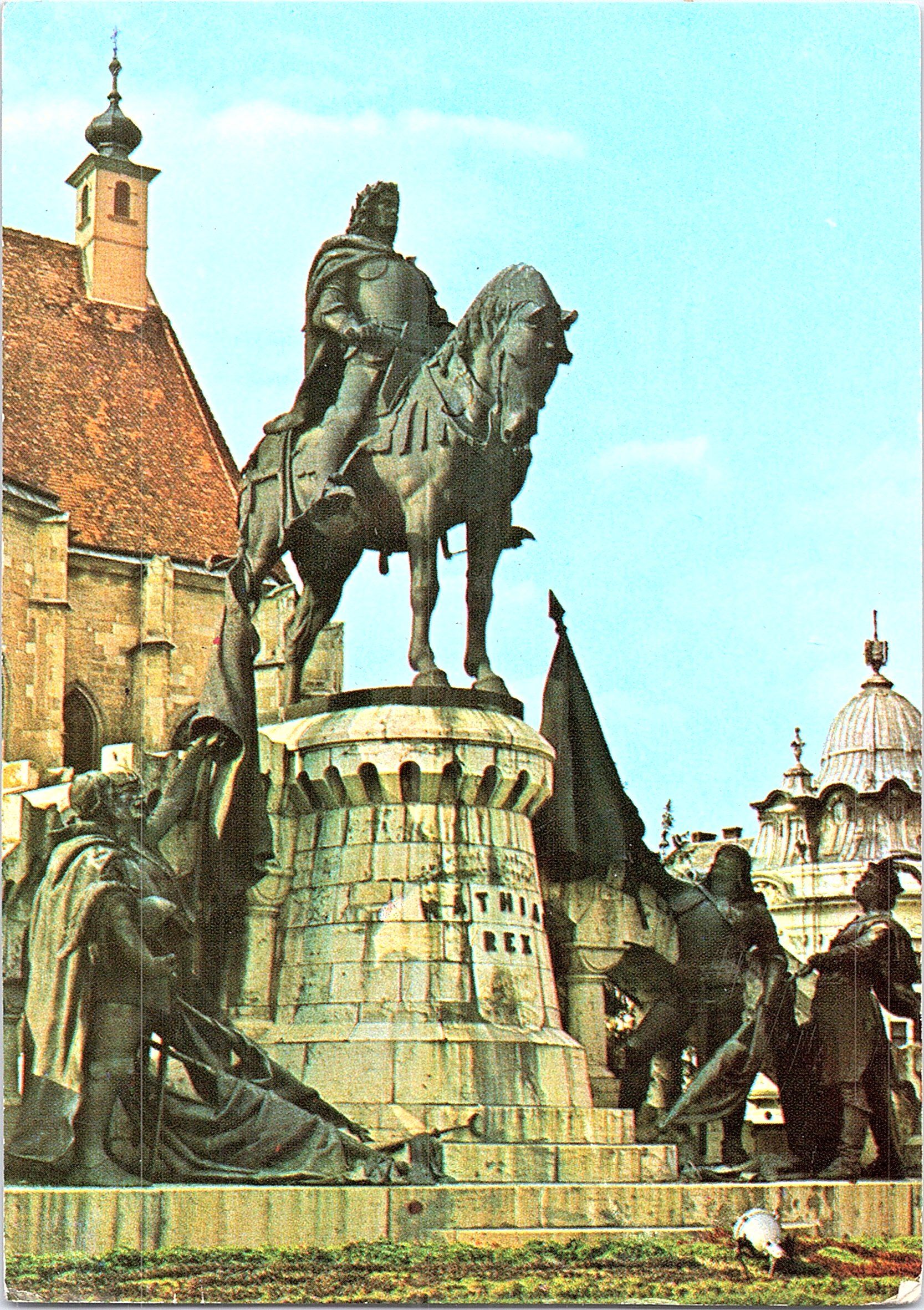 CLUJ - Statuia lui Matei Corvin