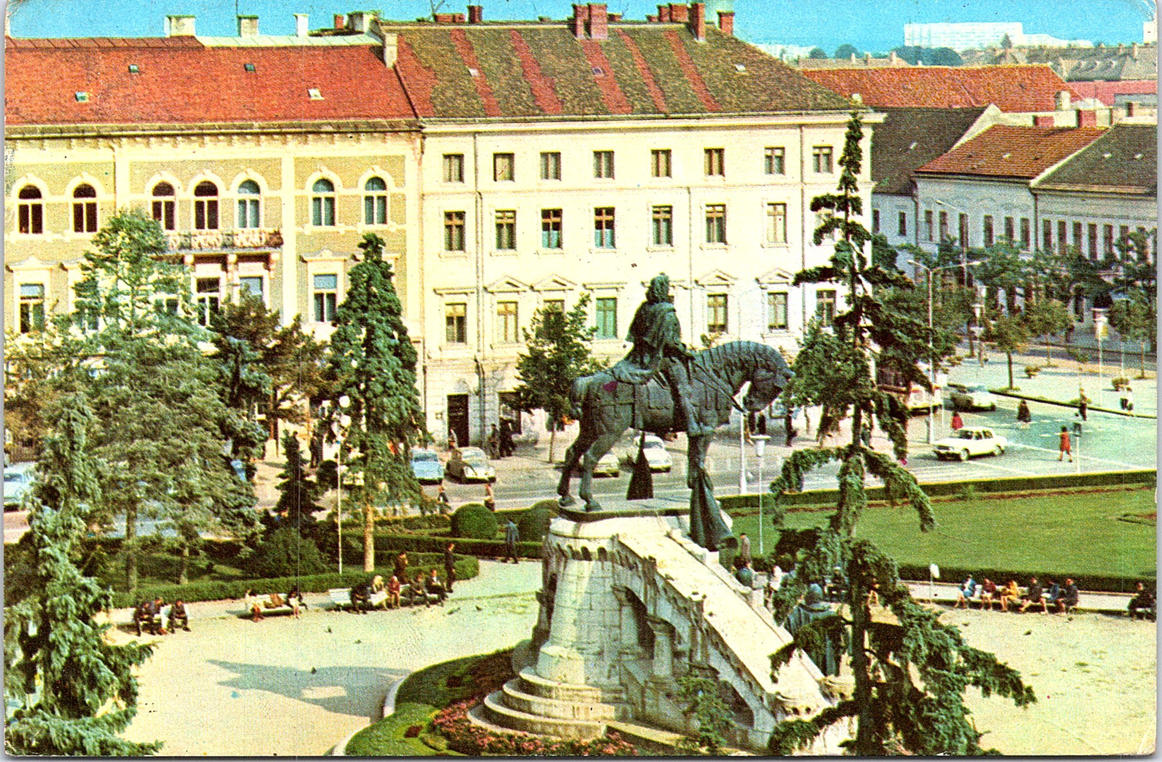 CLUJ. Statuia lui Matei Corvin
