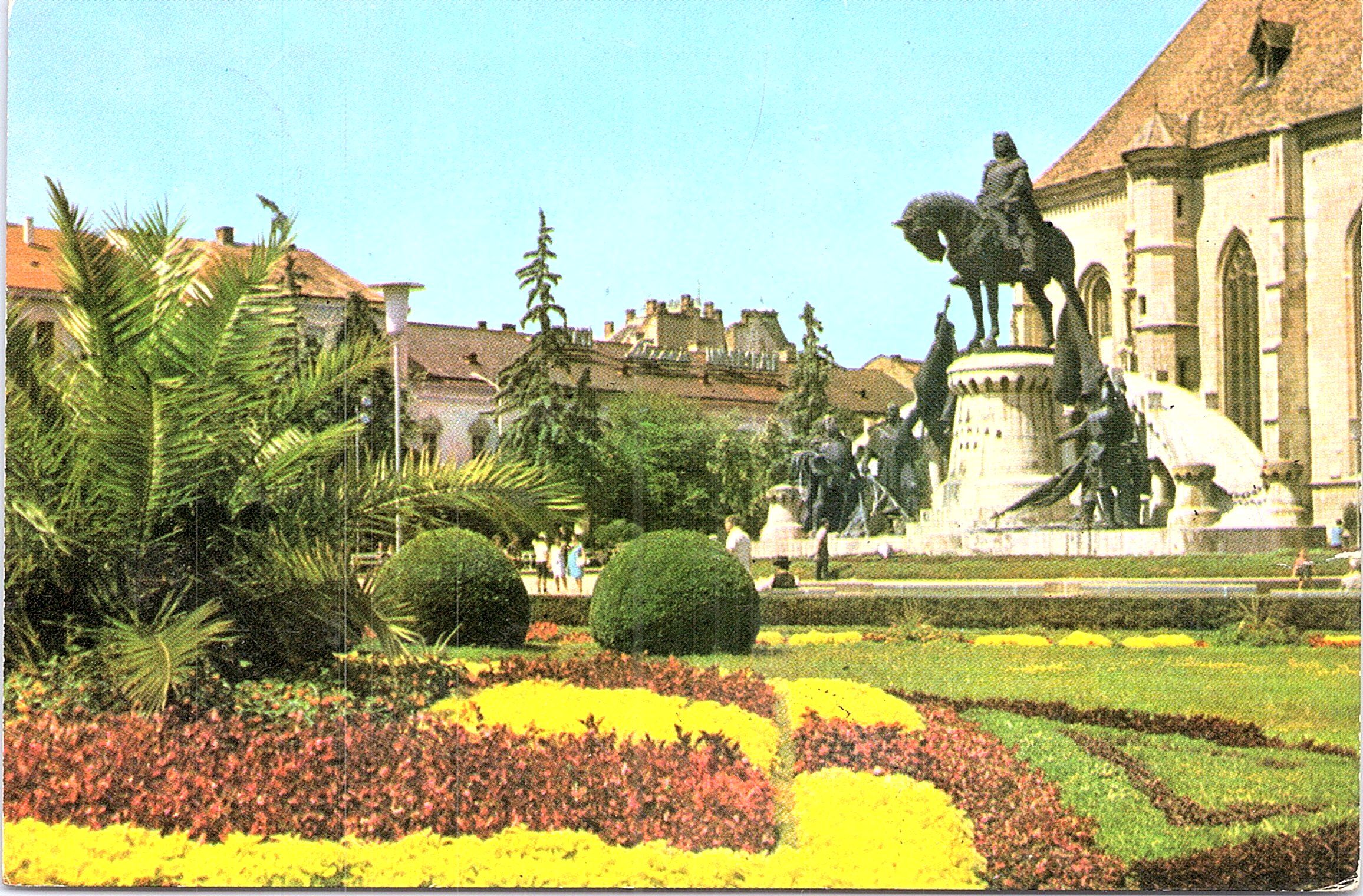 CLUJ. Statuia lui Matei Corvin