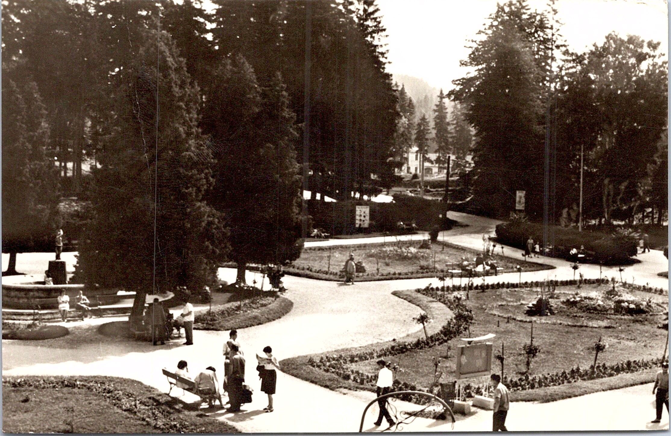 Borsec - Vedere din parc