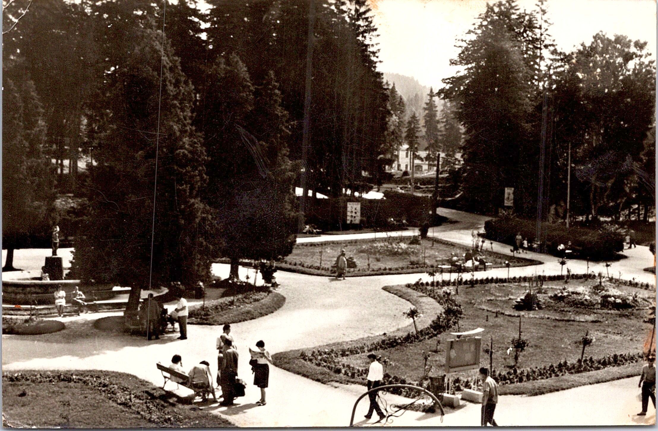 Borsec - Vedere din parc