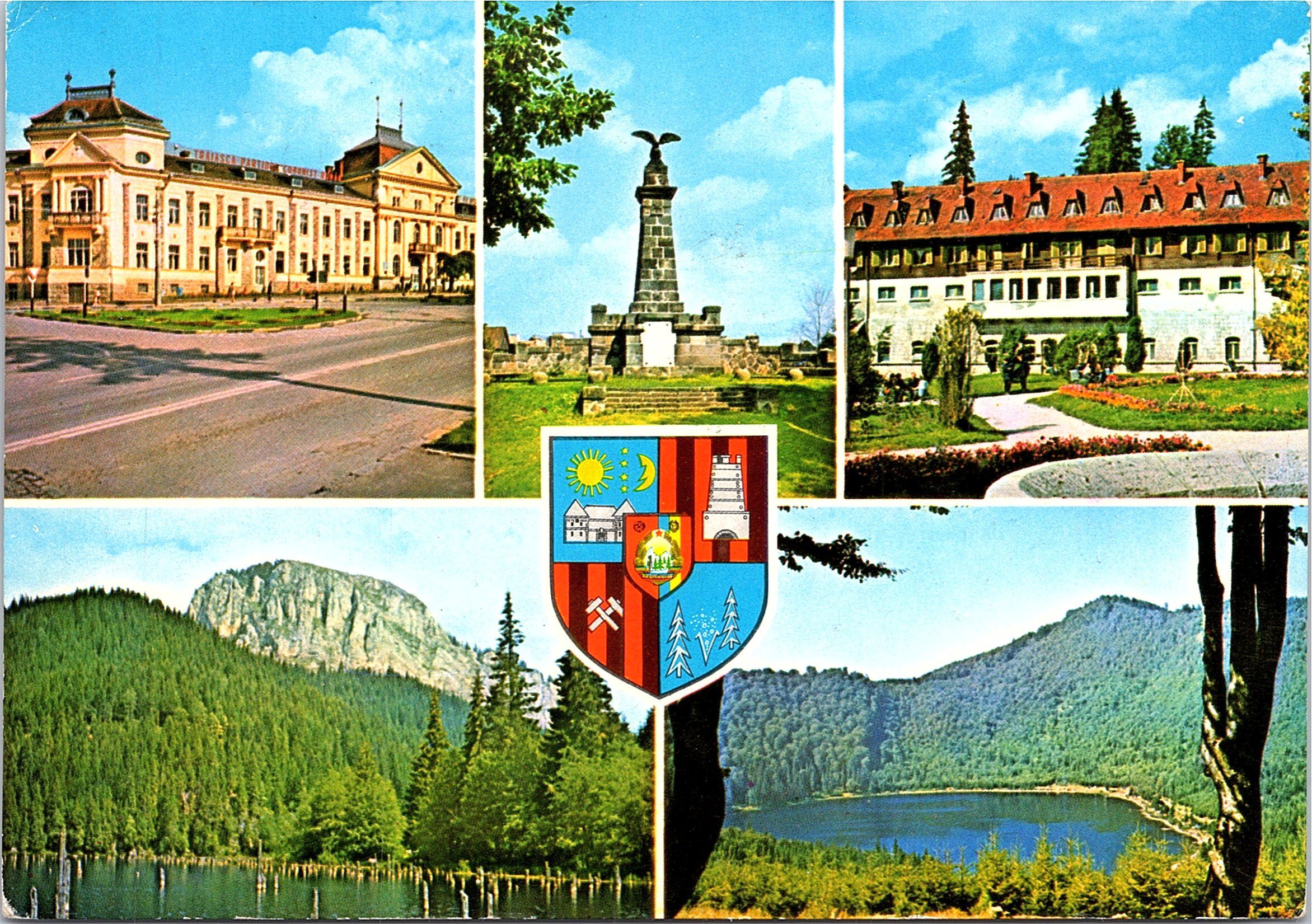 Miercurea Ciuc - Consiliul Popular Județean; Siculeni - Monumentul Siculicidium, Borsec - Pavilionul Central; Lacul Roșu; Lacul Sf. Ana