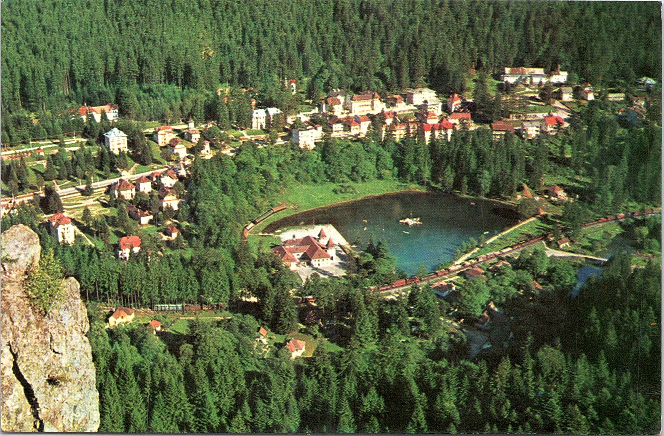 Tușnad - Vedere de pe Stânca Șoimilor