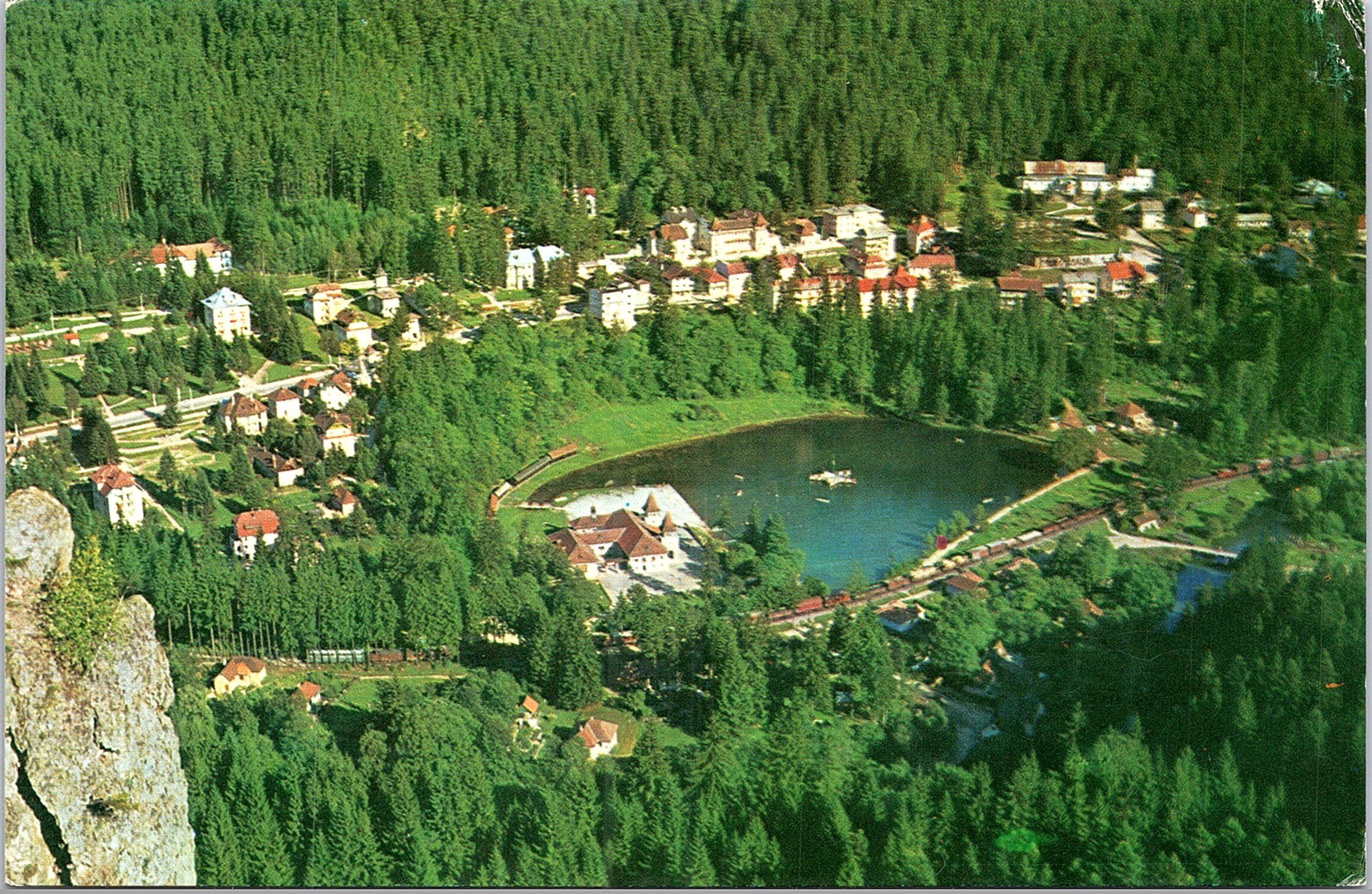 Tușnad - Vedere de pe Stânca Șoimilor