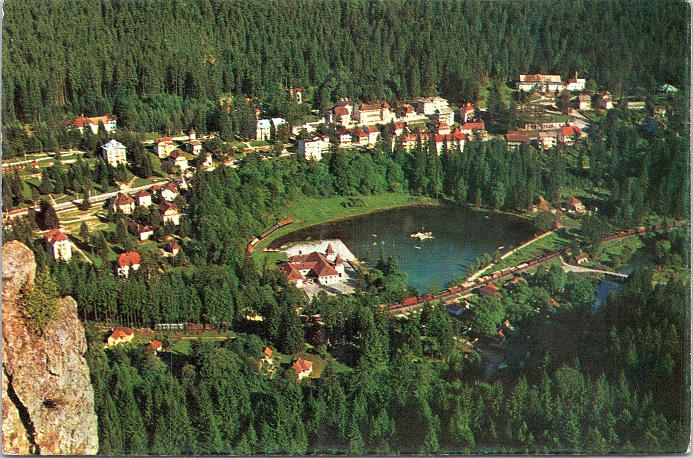 Tușnad - Vedere de pe Stânca Șoimilor