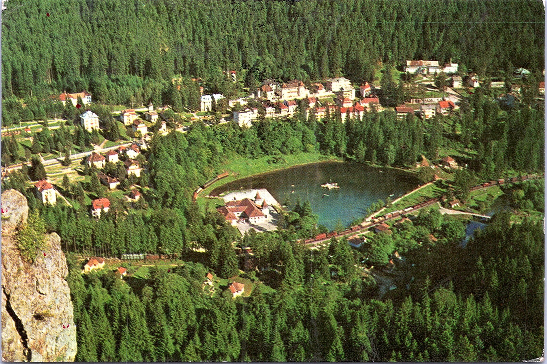 Tușnad - Vedere de pe Stânca Șoimilor