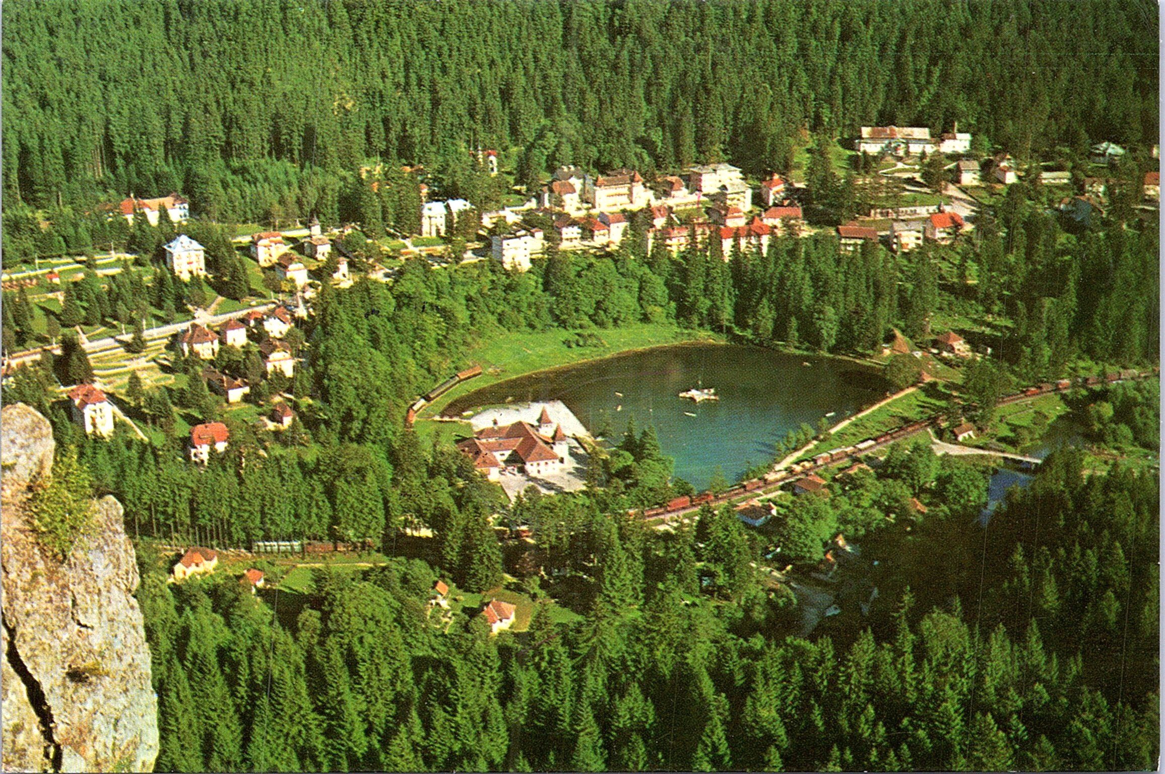 Tușnad - Vedere de pe Stânca Șoimilor