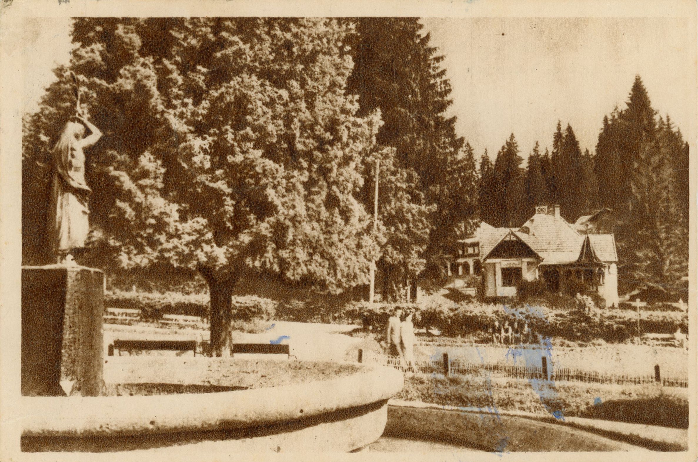 Borsec - Vedere din parc