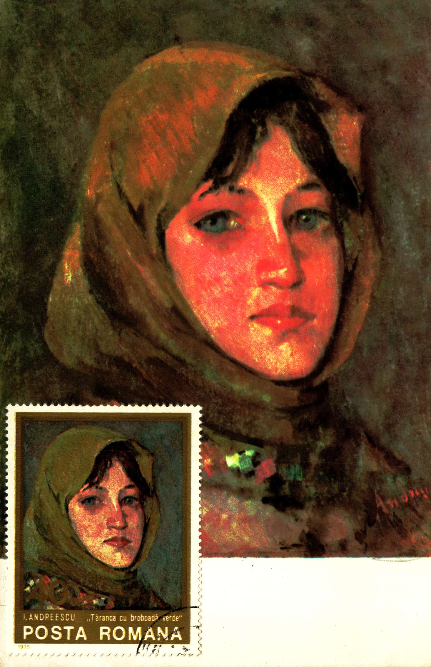Ion Andreescu (1850-1882) - Portret de țărancă