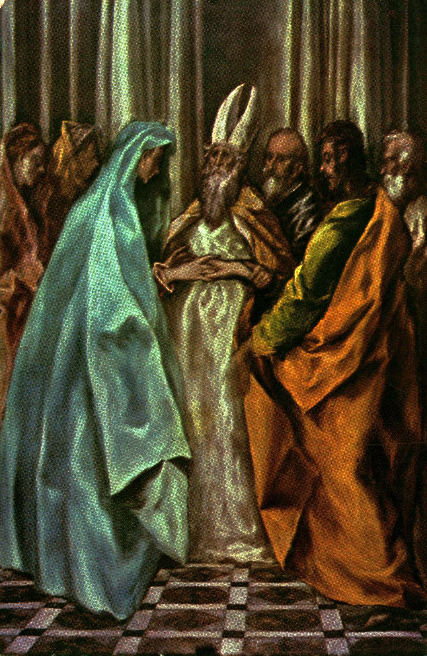 Domeniko Theotokopoulos, numit El Greco (1541- 1614) - Logodna Sfintei Fecioare