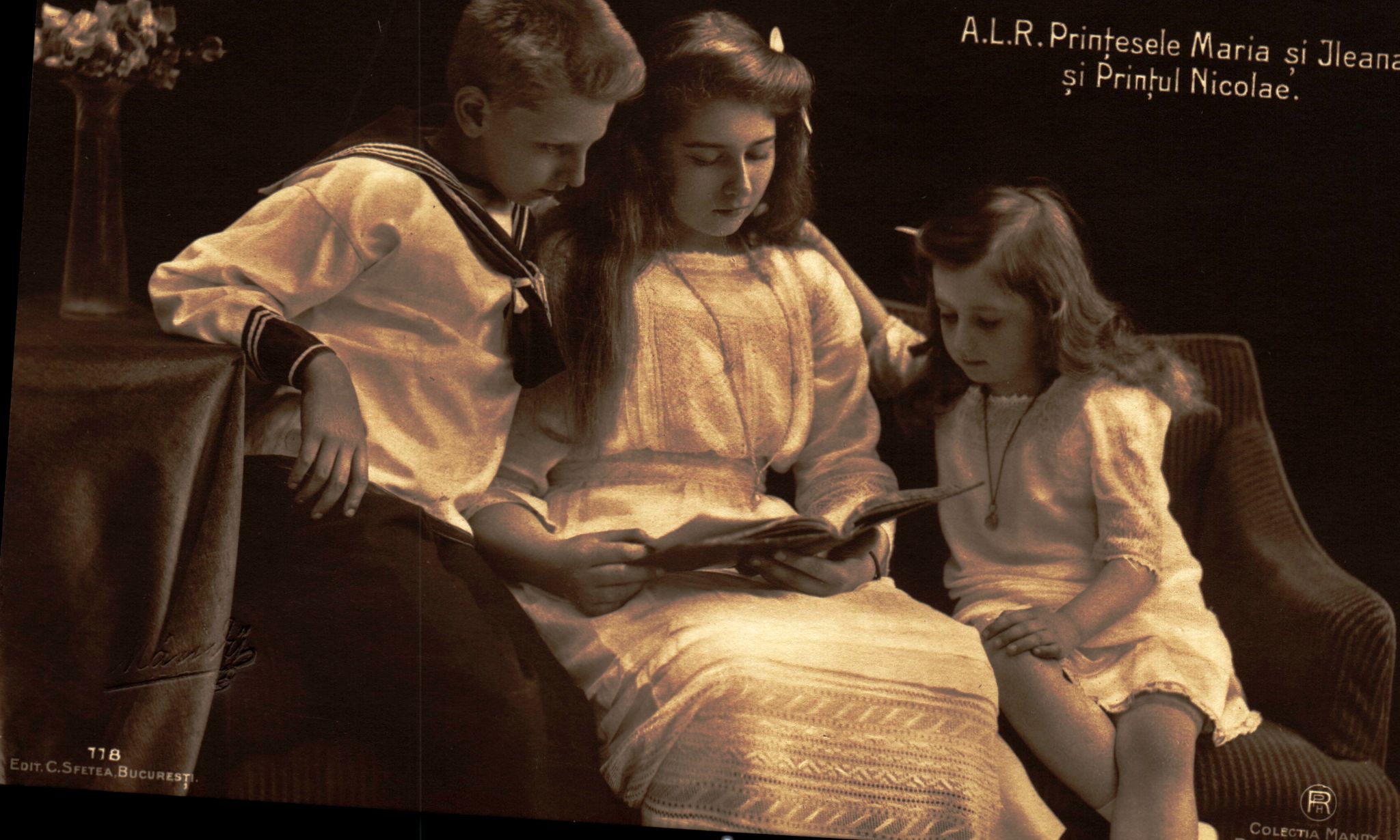 A.L.R. Prințesele Maria și Jleana și Prințul Nicolae