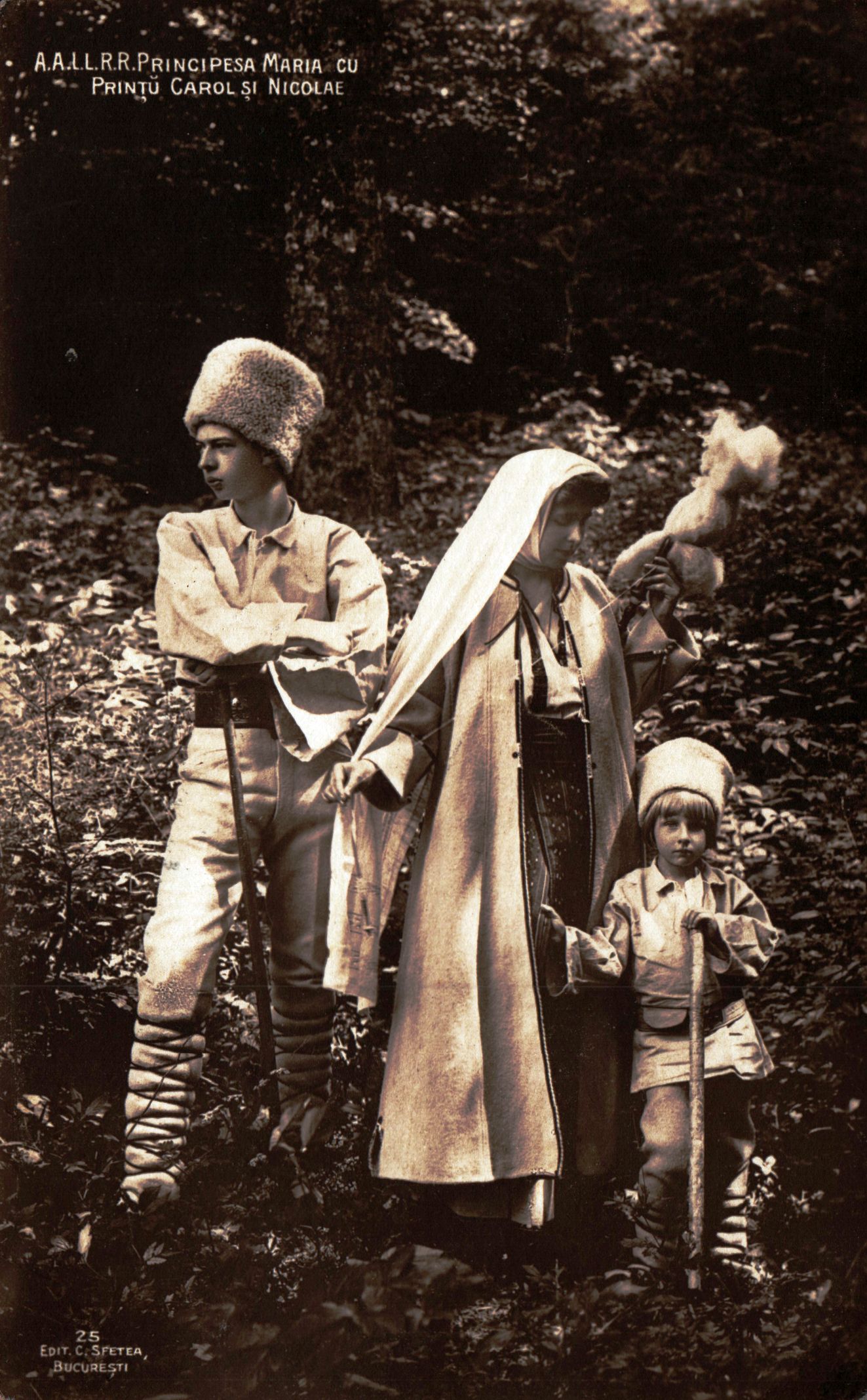A.A.L.L.R.R. Principesa Maria cu Prințul Carol și Nicolae