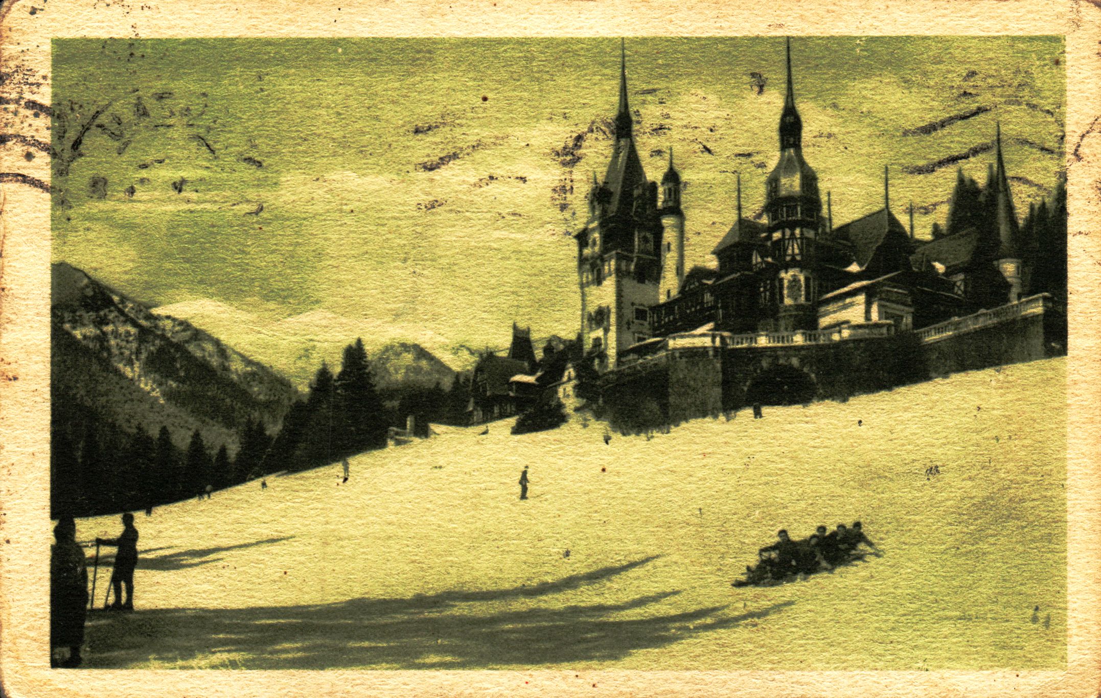 Sinaia - Castelul Peleș iarna; Sporturile
