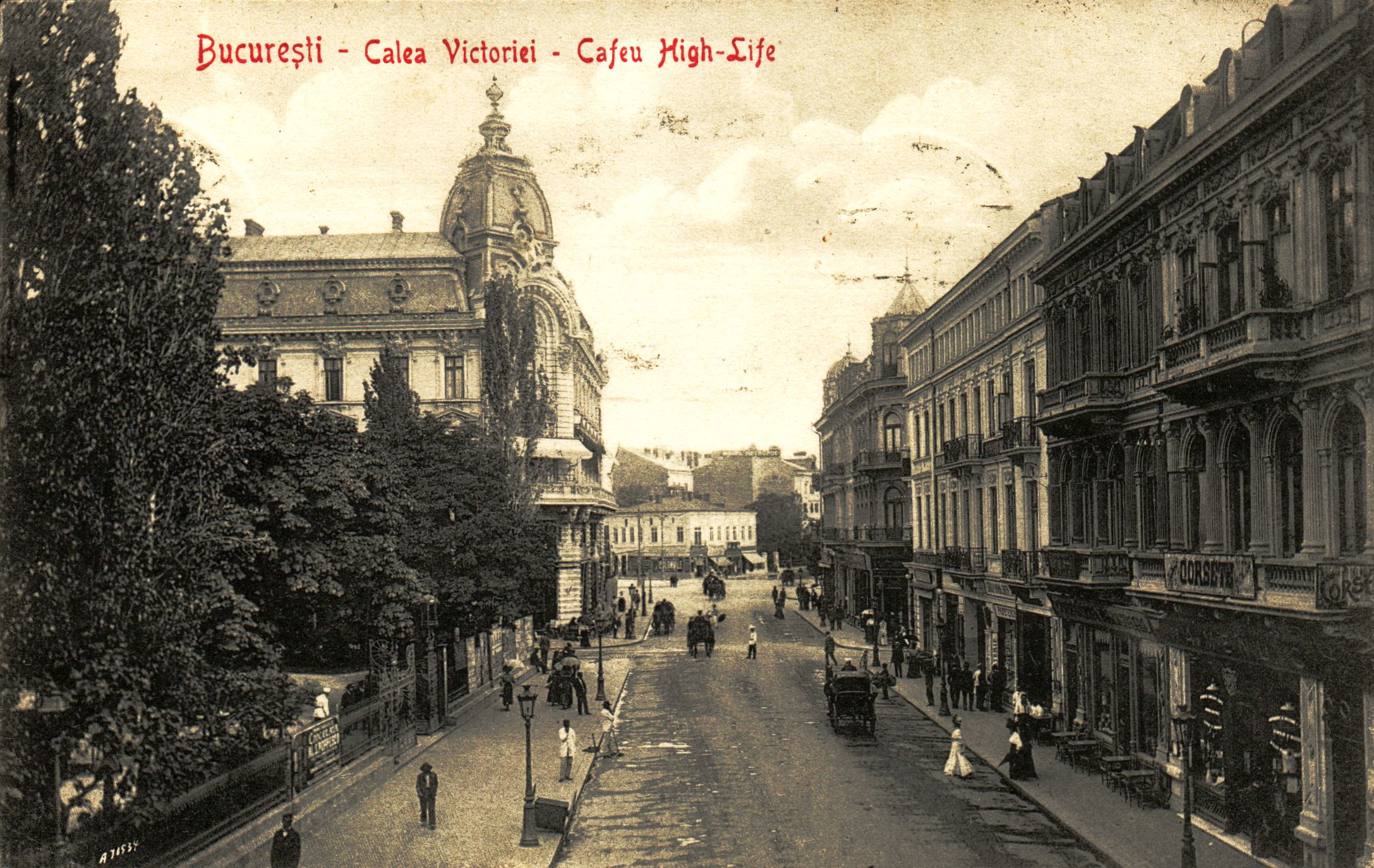 București - Calea Victoriei - Cafeu „High-life”