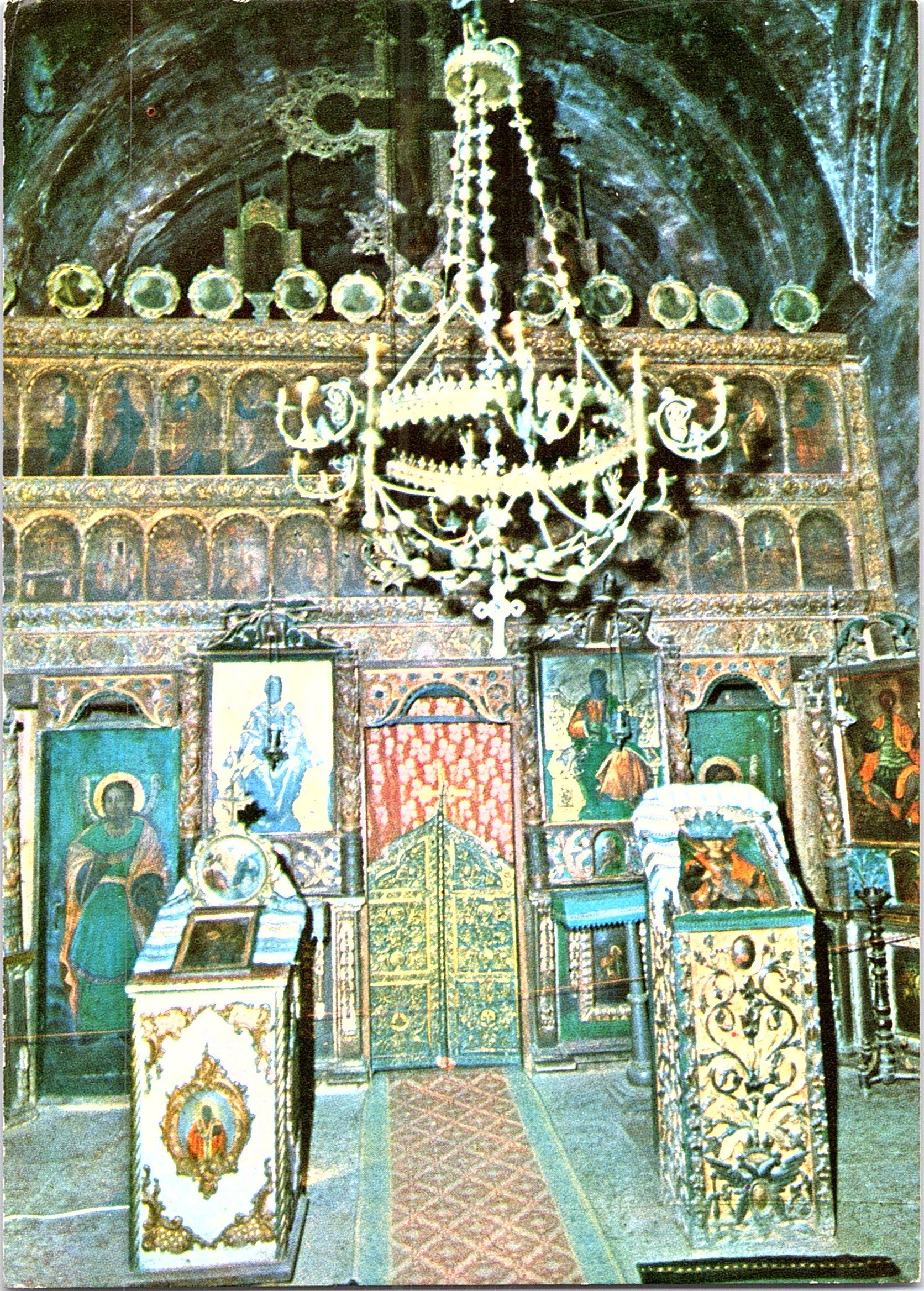 Biserica Voroneț (sec. XV). Naosul