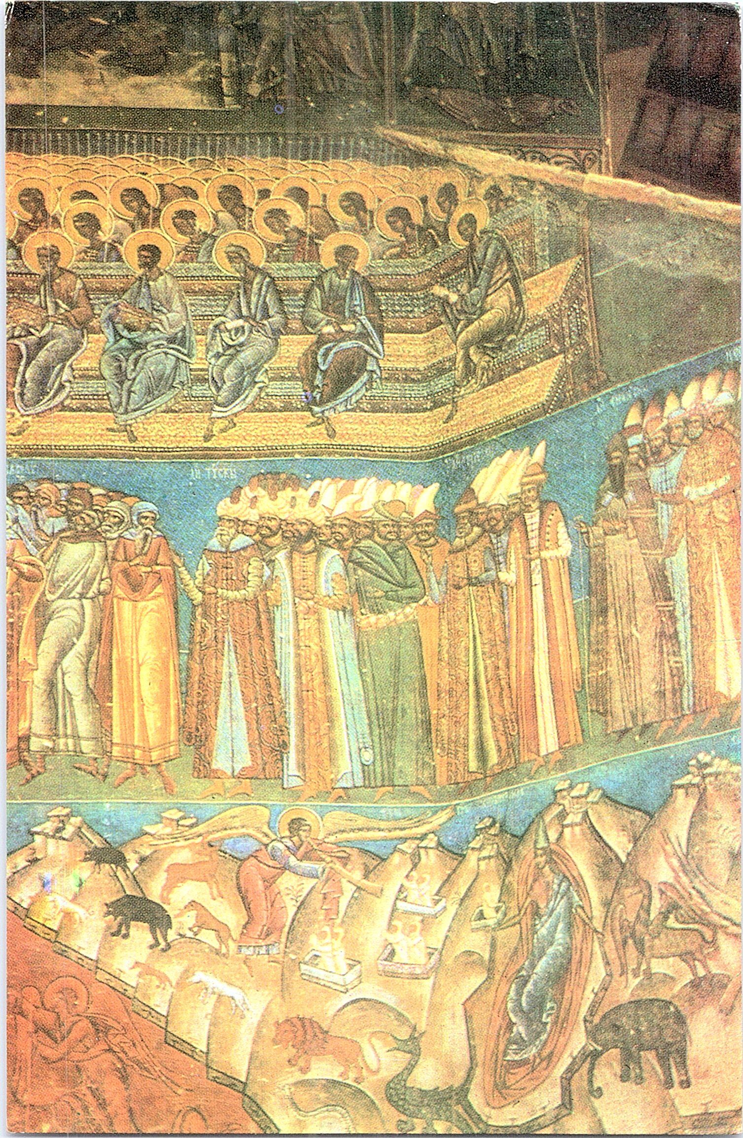 Biserica Voroneț (sec XV) - Fresca: Judecata de apoi