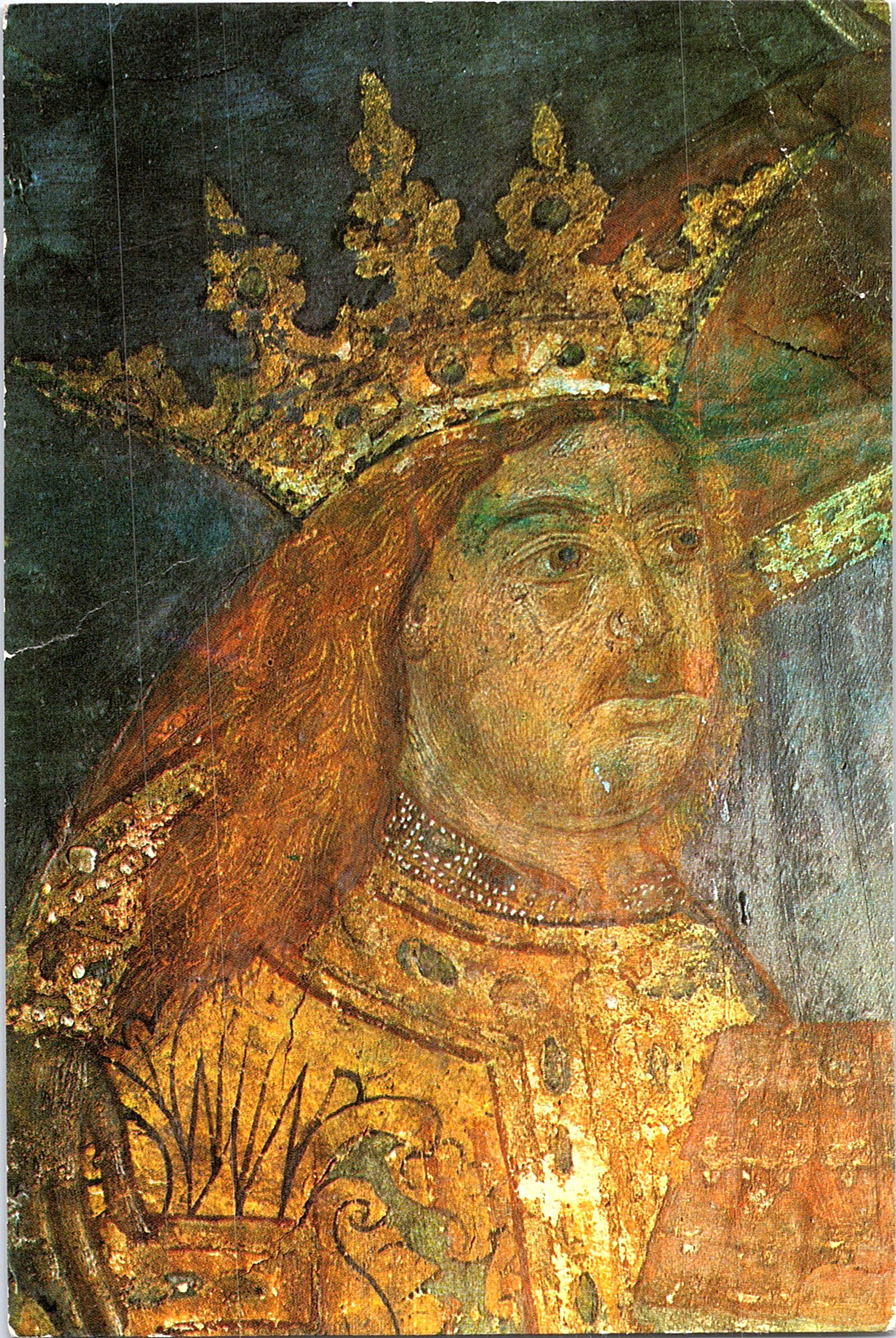 Portretul lui Ștefan cel Mare. Domn al Moldovei, 1457-1504 (Frescă de la Biserica Voroneț)