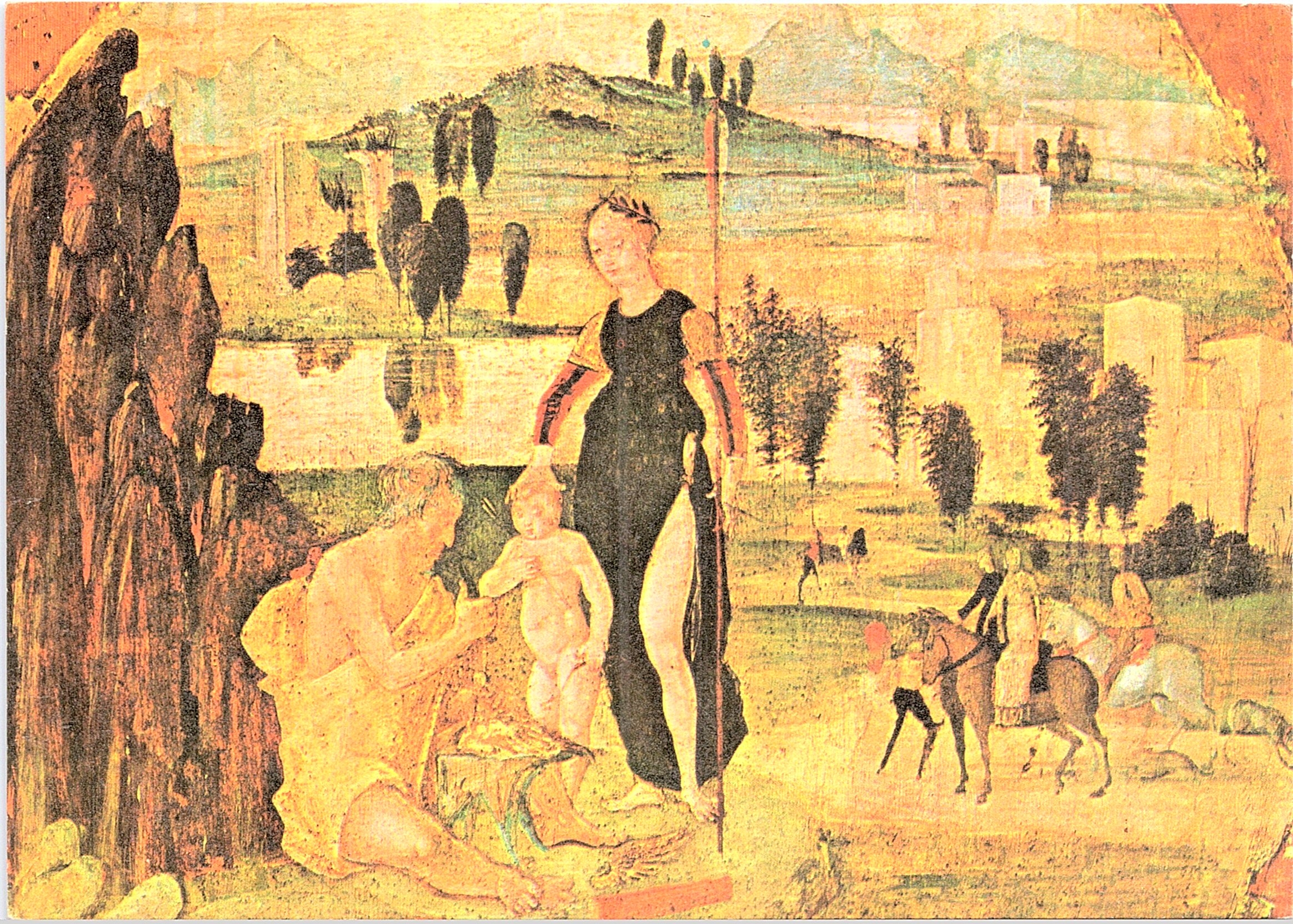 Vulcan făurind aripile lui Amor, pictură de Vittore Carpaccio