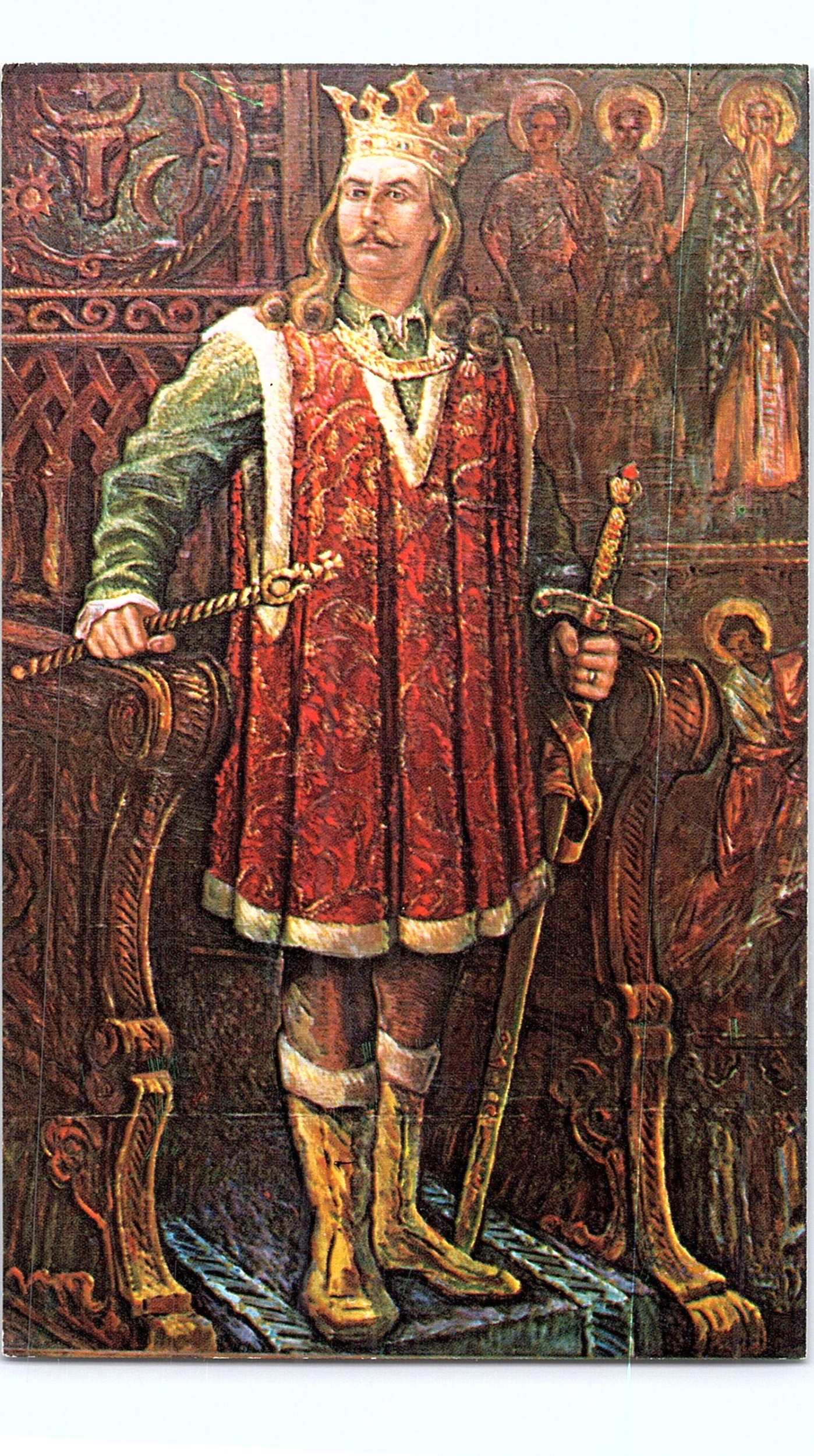 Ștefan cel Mare. Domn al Moldovei (1457-1504) ctitor al Mănăstirii Putna.