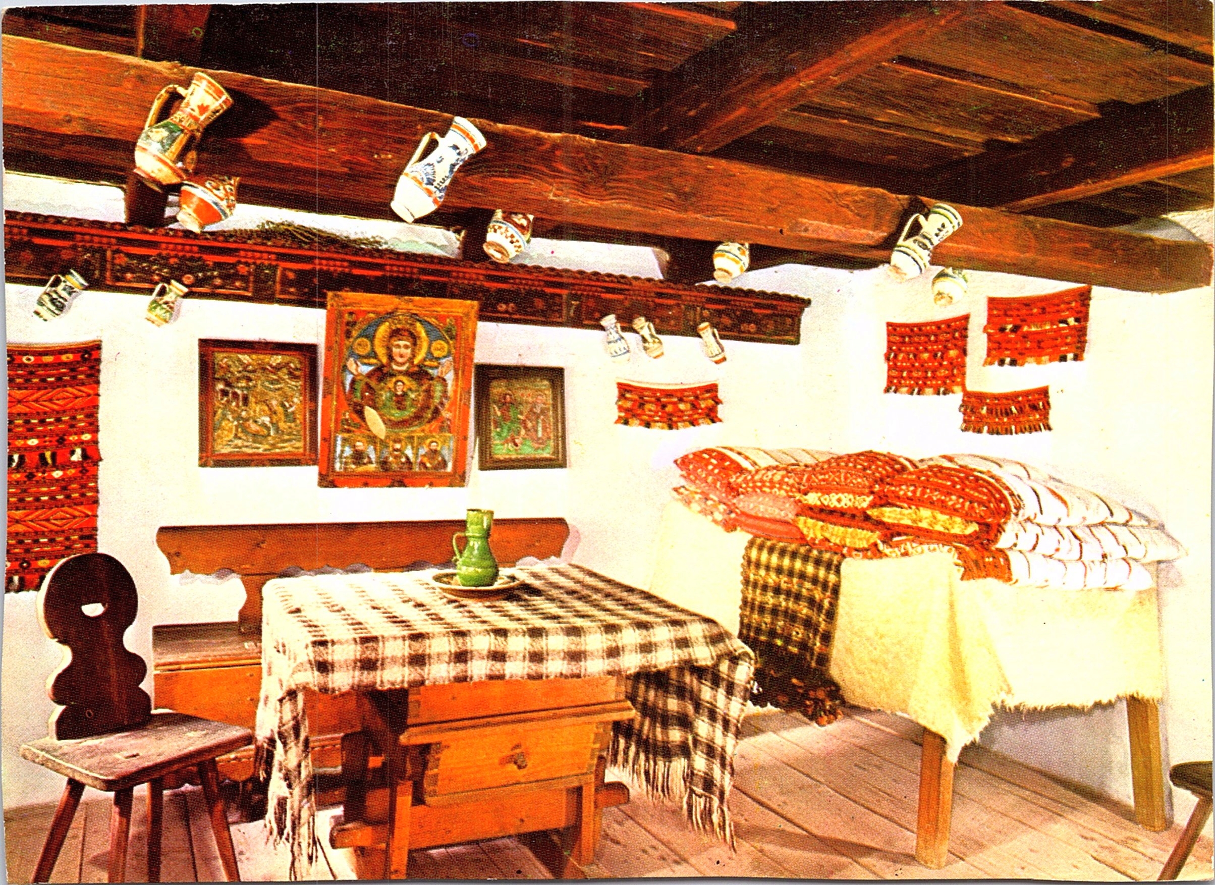 Camera curată a casei Tilișca, jud. Sibiu, 1847