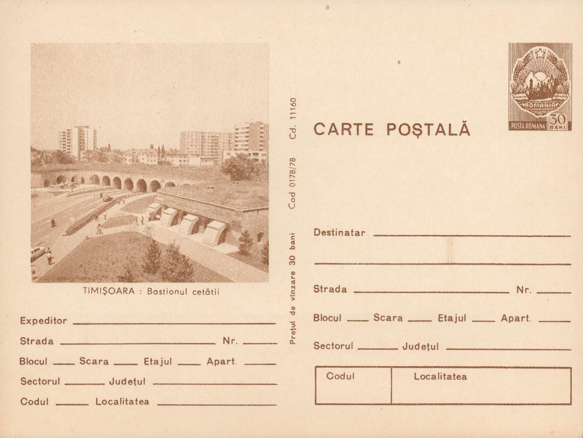 Timișoara - Bastionul cetății