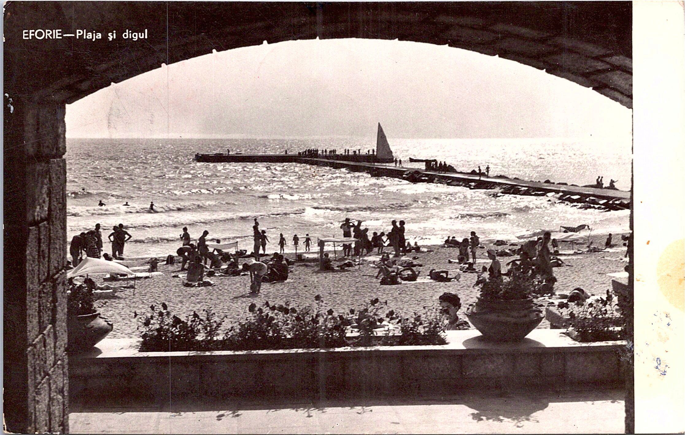 Eforie - Plaja și digul