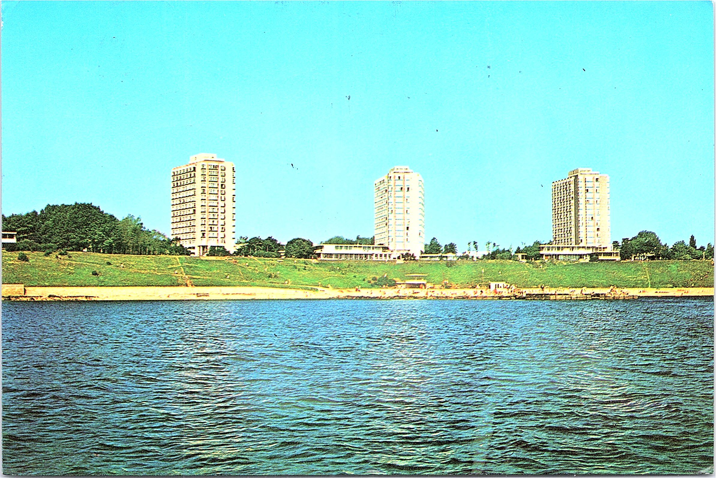 Eforie Nord. Hotelurile Steaua de mare, Meduza și Delfinul.