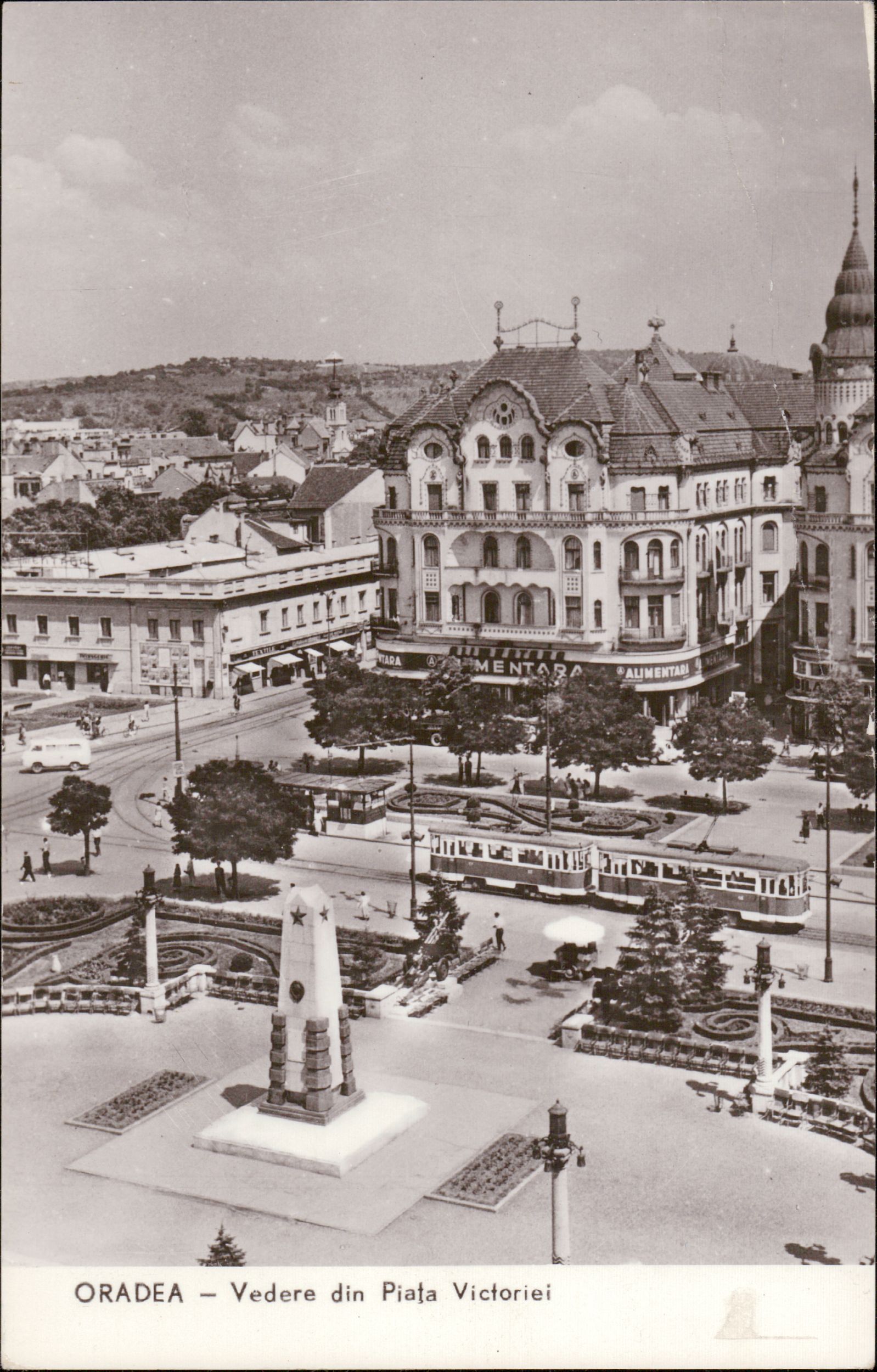 Oradea. Vedere din Piața Victoriei