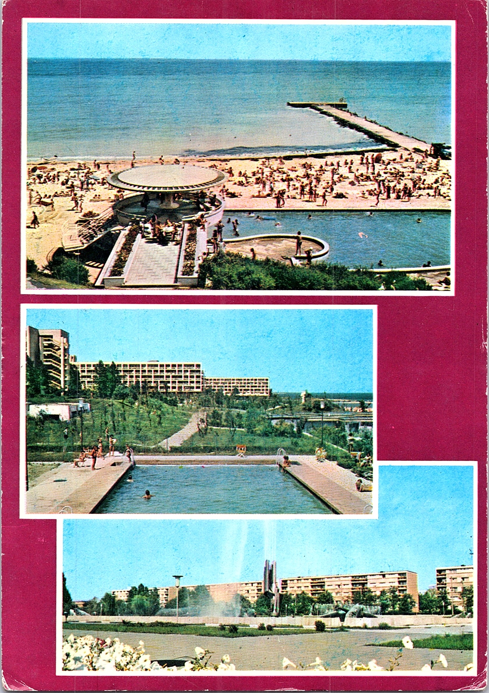 1. Olimp - Vedere de pe plajă; 2. Saturn - Vedere; 3. Constanța - Fântâna arteziană