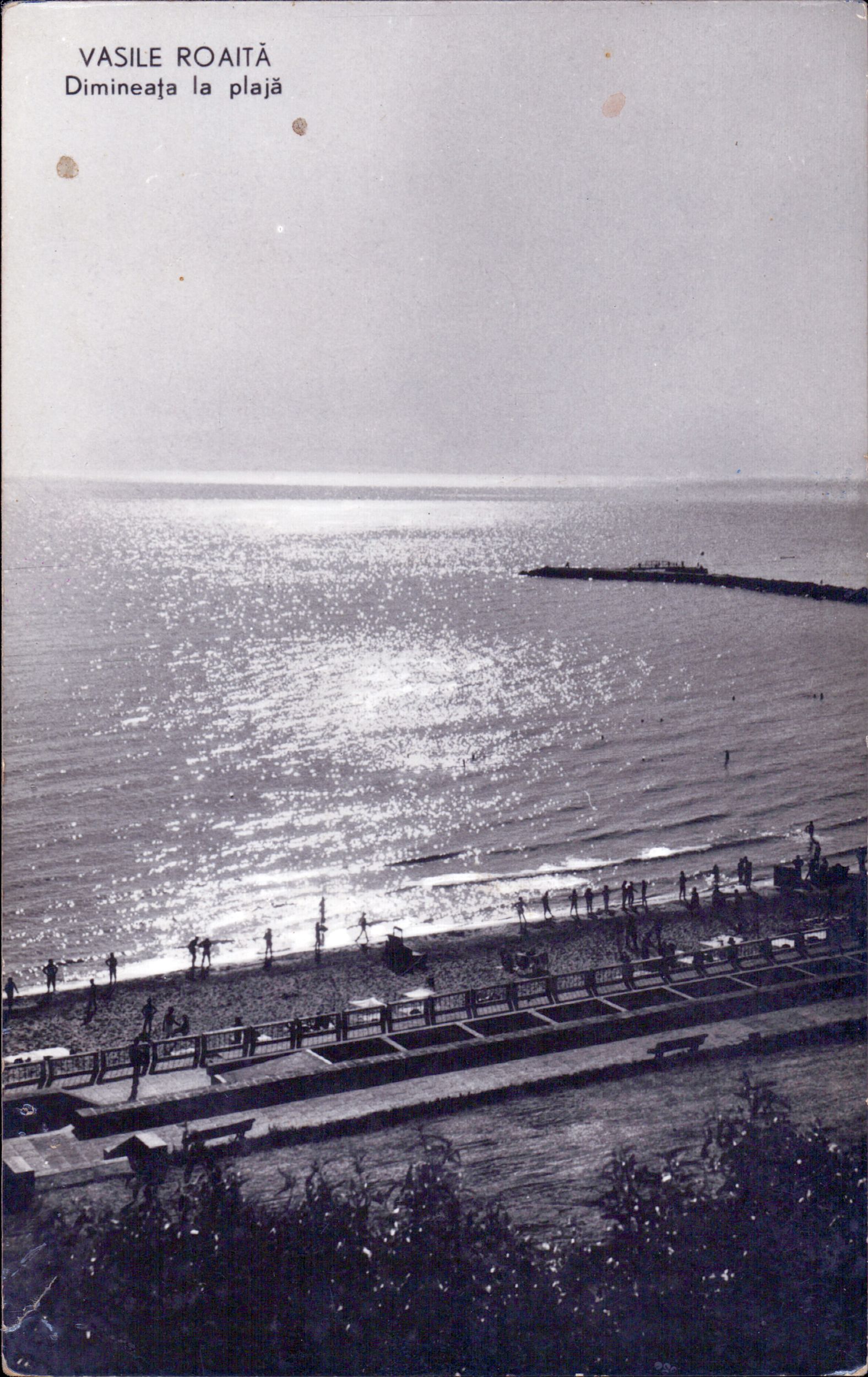 Vasile Roaită - dimineața pe plajă