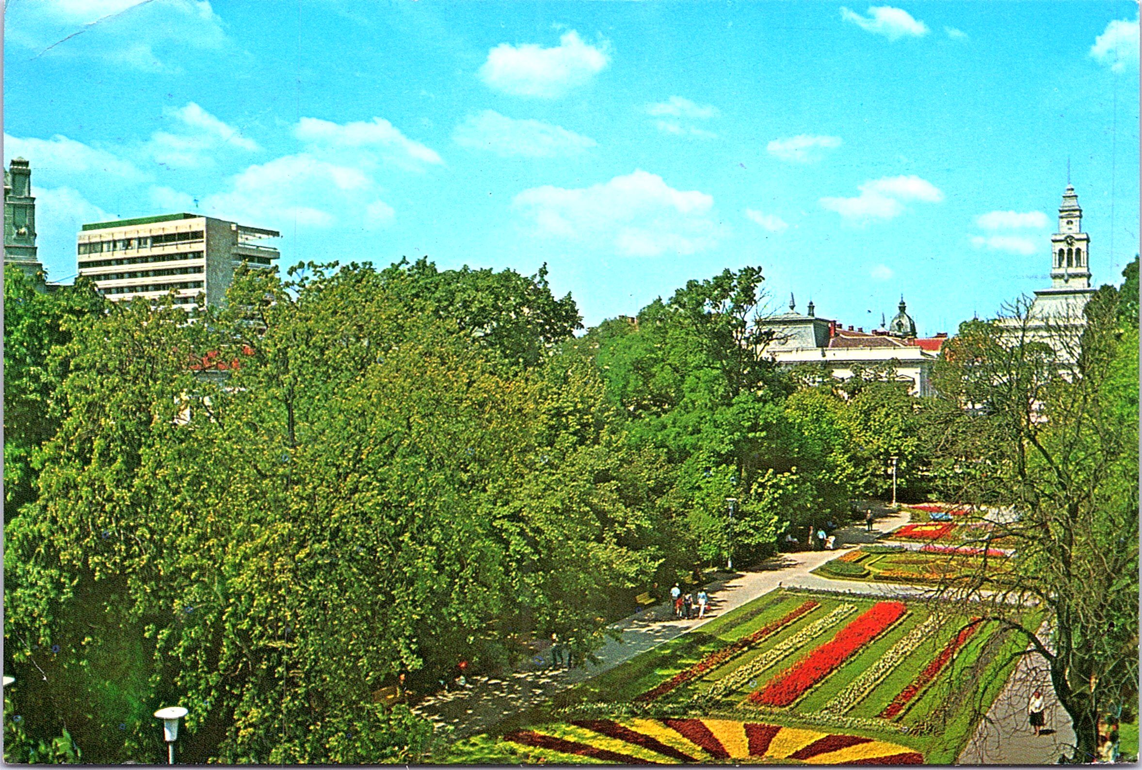 Arad - Vedere din parc