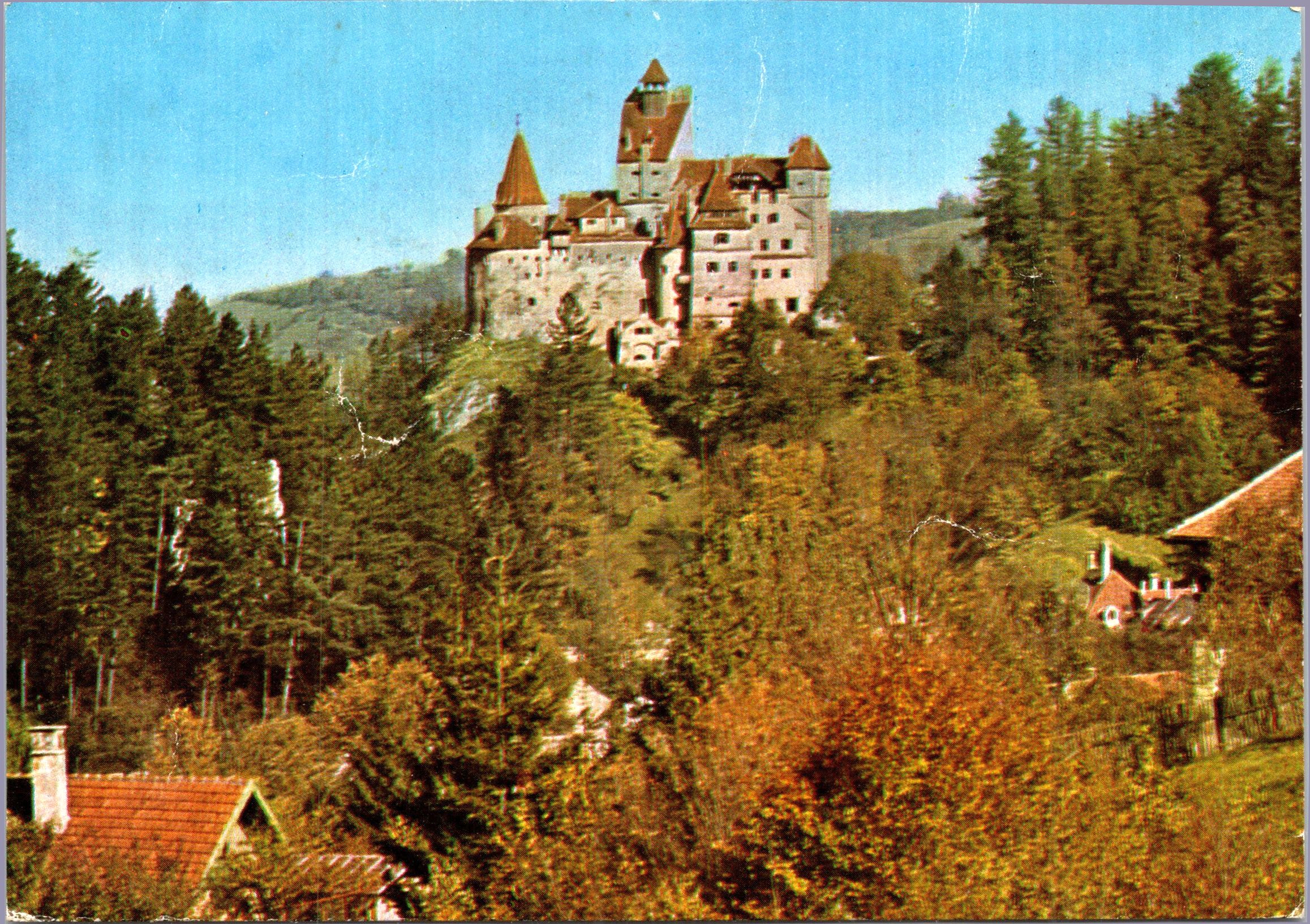 Castelul Bran. Vedere dinspre sud