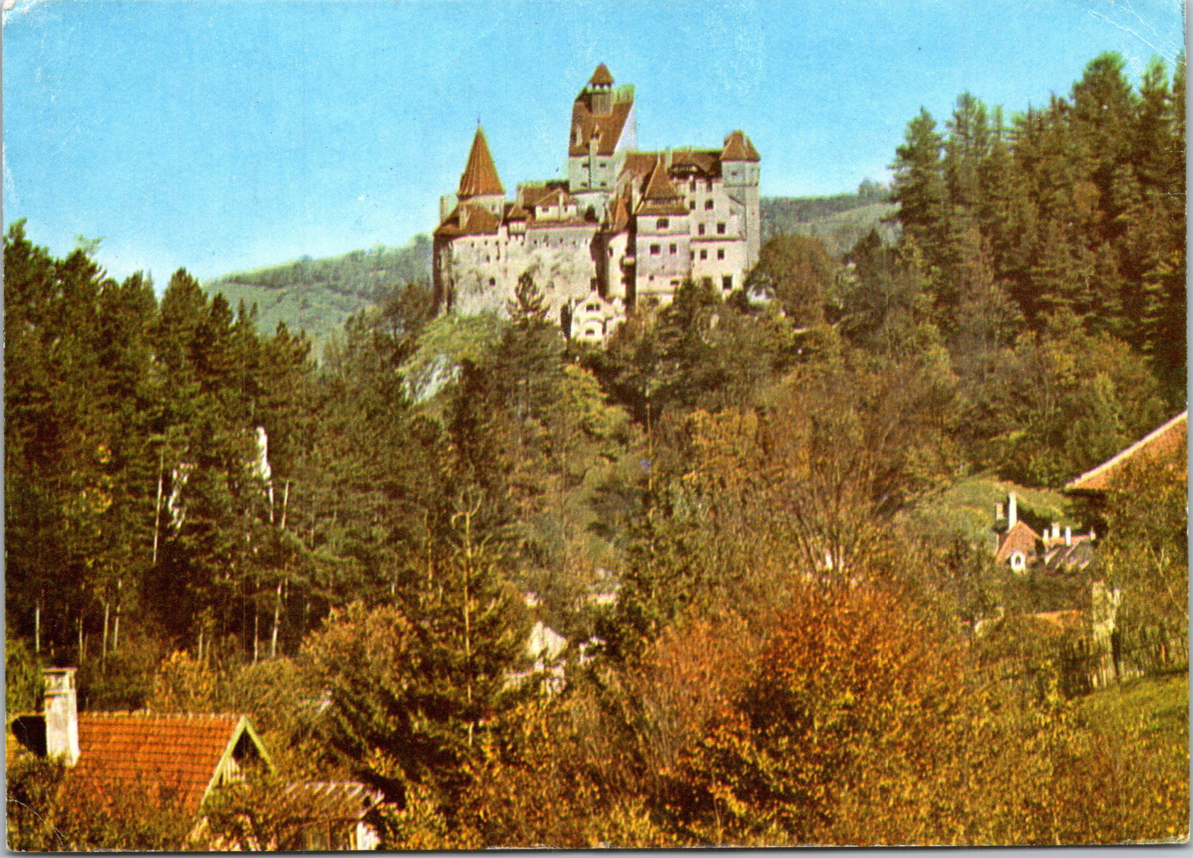 Castelul Bran. Vedere dinspre sud
