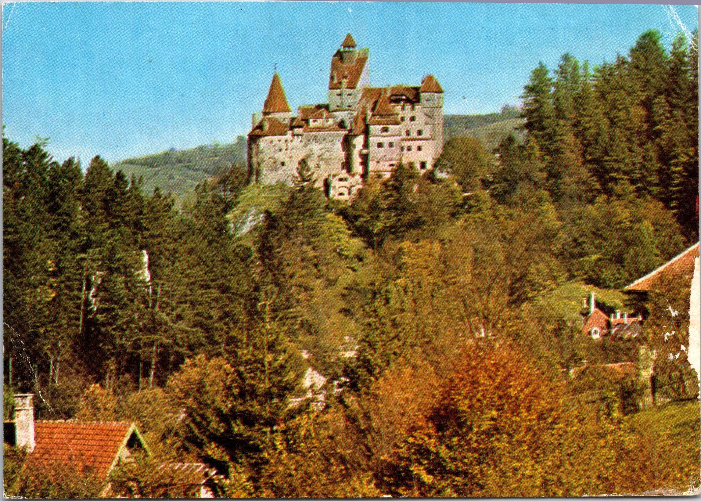 Castelul Bran. Vedere dinspre sud